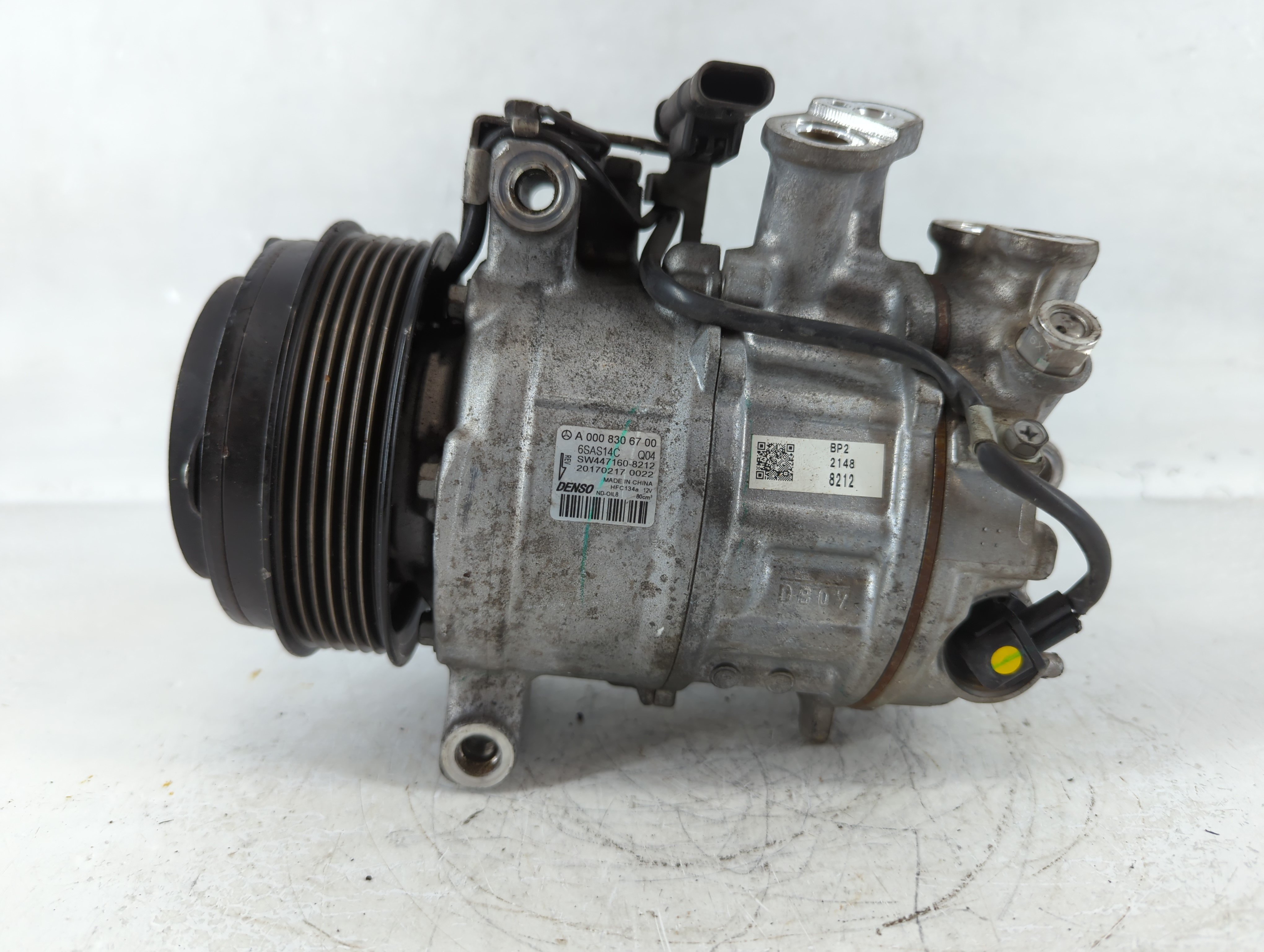 2015-2017 Mercedes-benz C300 Air Conditioning A/c Ac Compressor Oem 913470 - Oemusedautoparts1.com