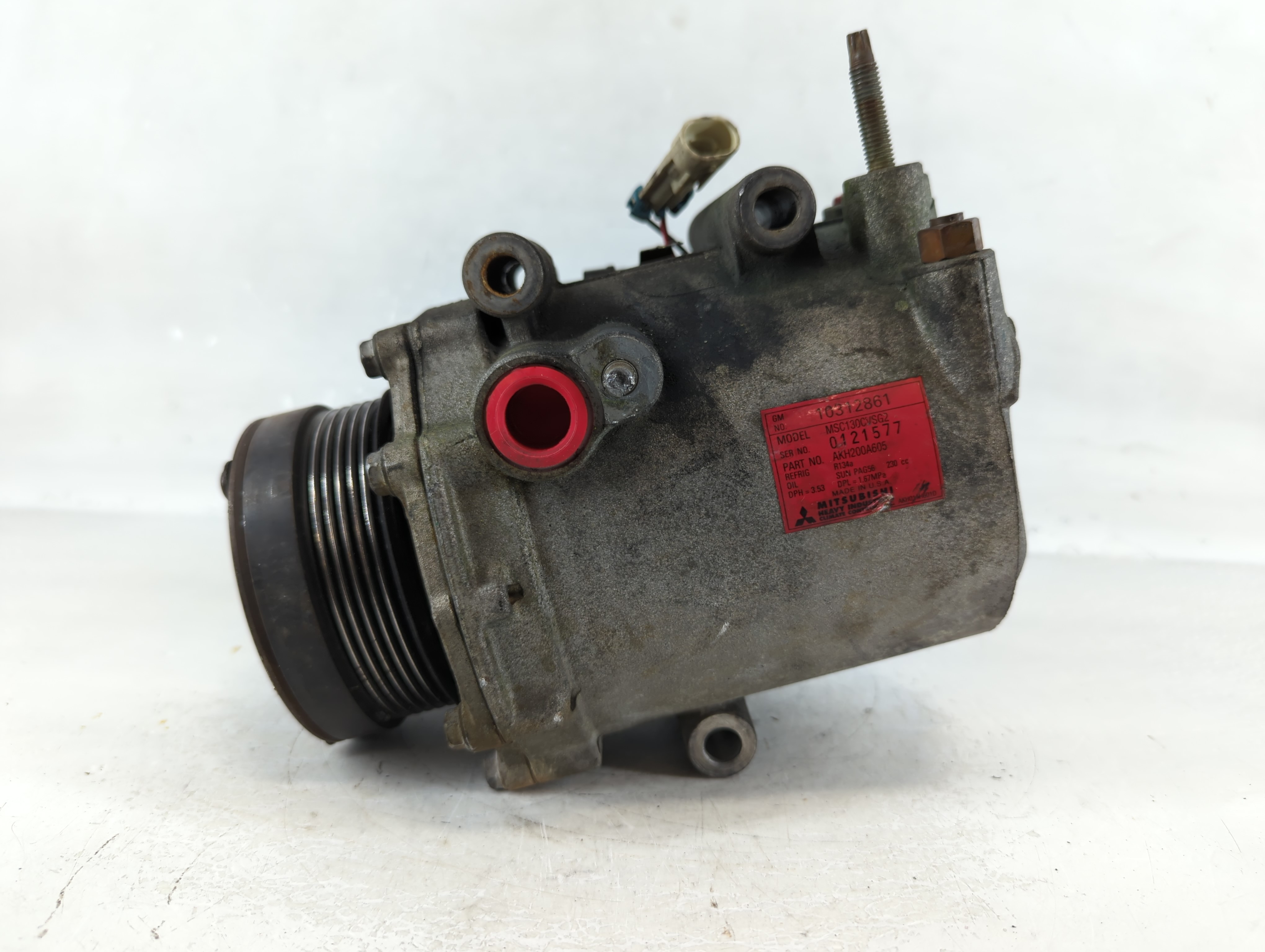 2001-2005 Pontiac Montana Air Conditioning A/c Ac Compressor Oem 913552 - Oemusedautoparts1.com