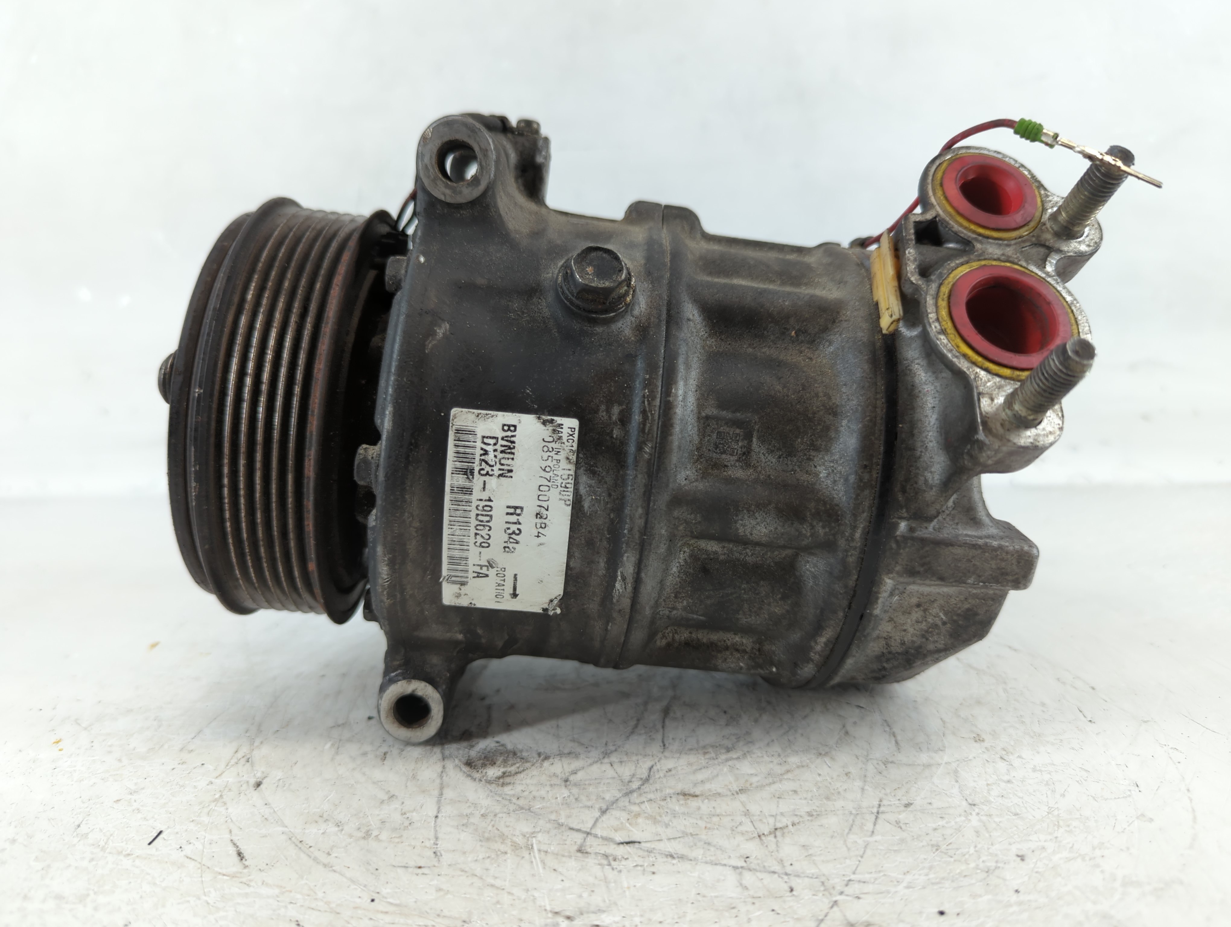 2010-2015 Jaguar Xj Air Conditioning A/c Ac Compressor Oem 913563 - Oemusedautoparts1.com