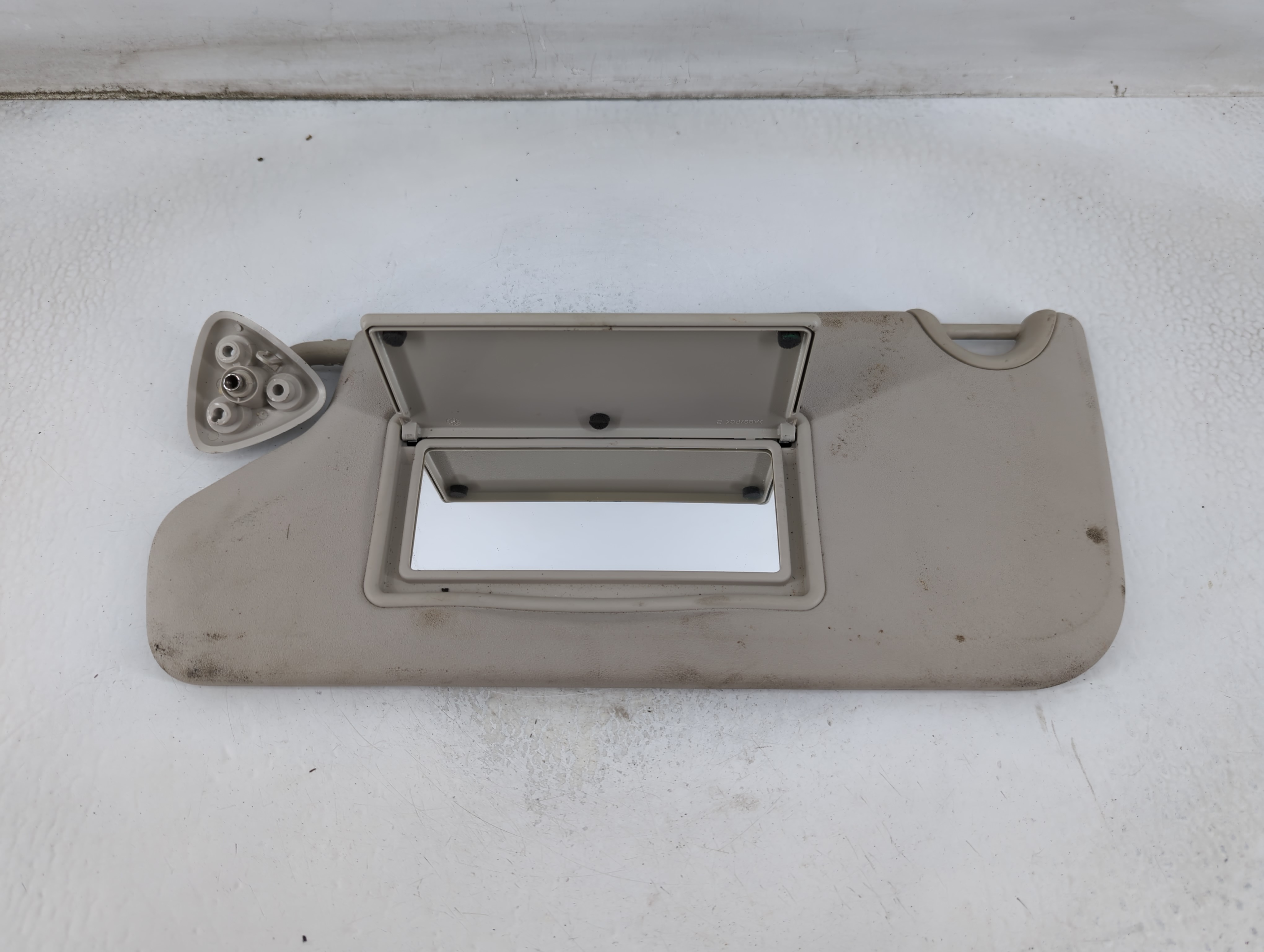 2012 Dodge Journey Driver Sun Visor Mirror Left Sunvisor Light Grey 913643 - Oemusedautoparts1.com