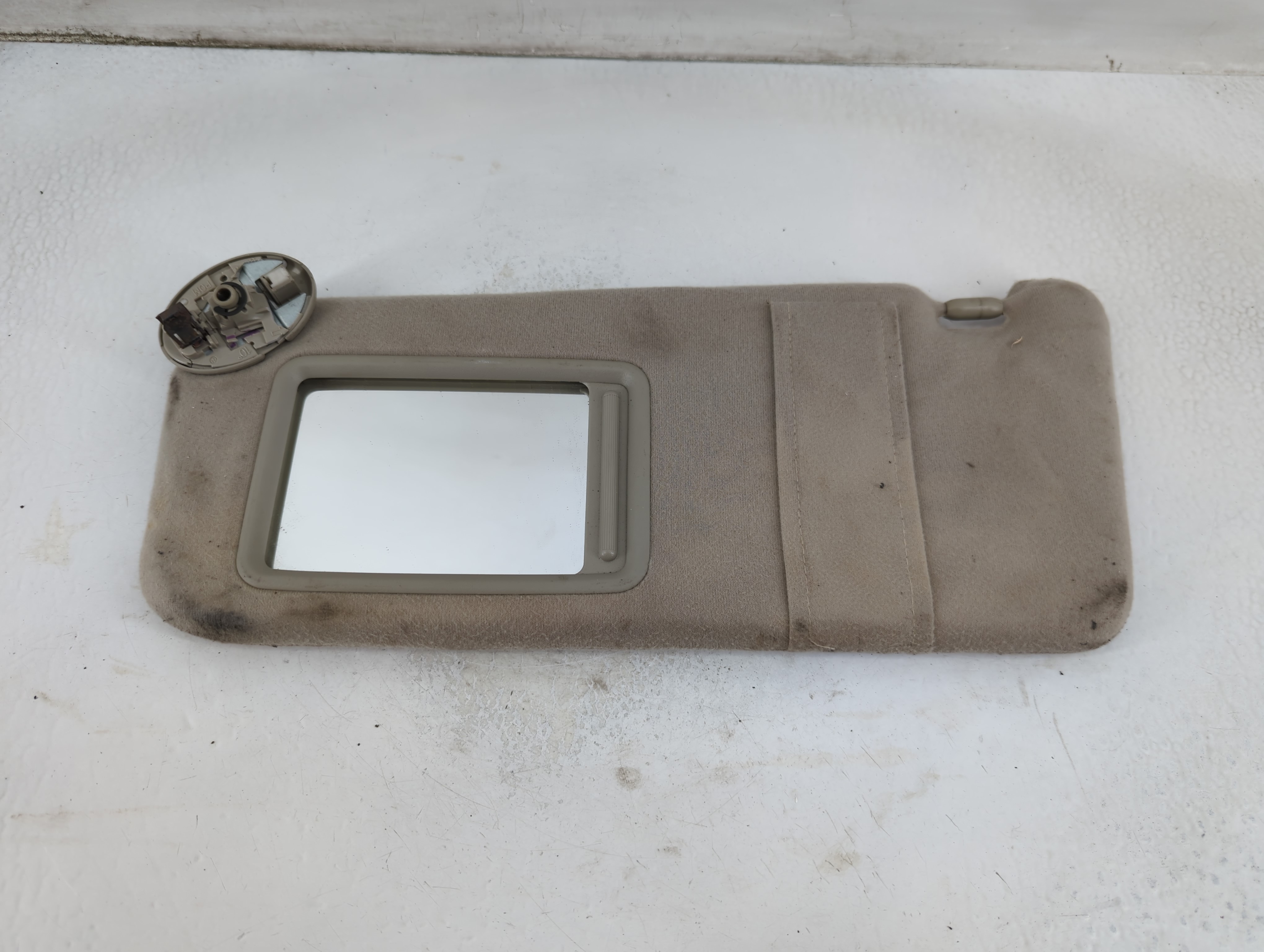 2007-2011 Toyota Camry Driver Sun Visor Mirror Left Sunvisor Grey 913683 - Oemusedautoparts1.com