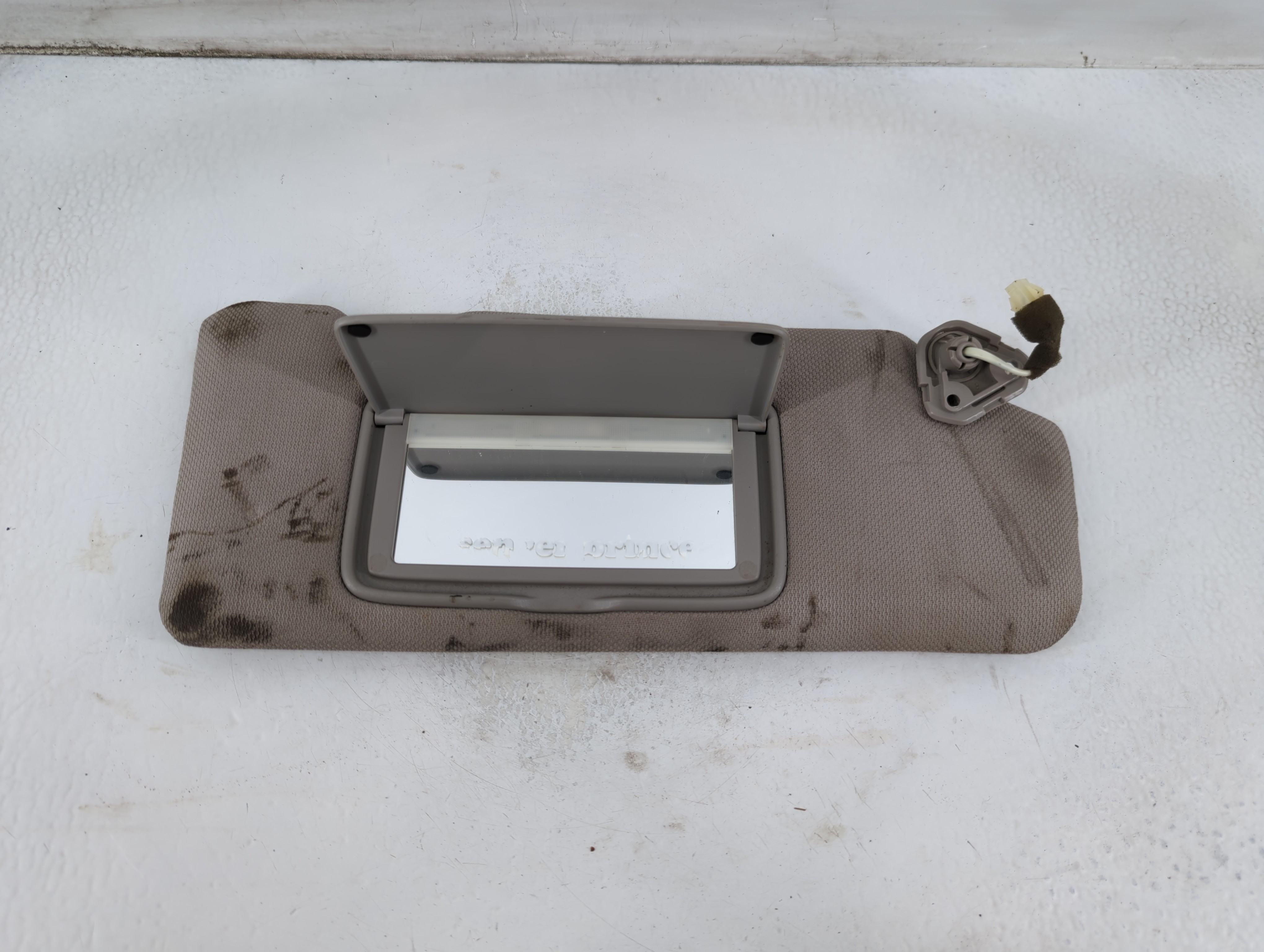 2004-2006 Nissan 350z Passenger Sun Visor Mirror Right Sunvisor Grey 913690 - Oemusedautoparts1.com