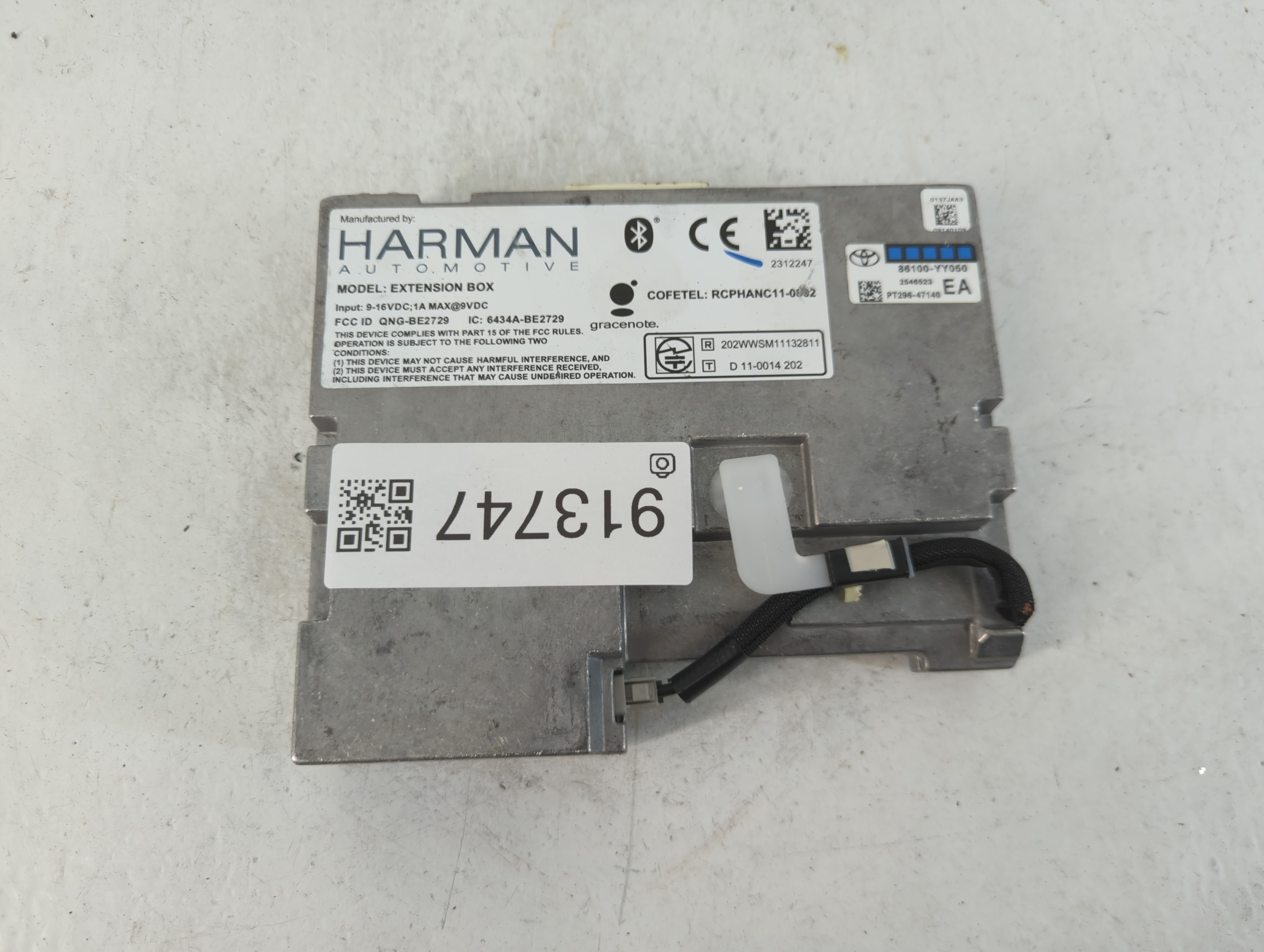 2012-2015 Toyota Prius Audio Control Module 296-47120|86100-yy050 913747 - Oemusedautoparts1.com