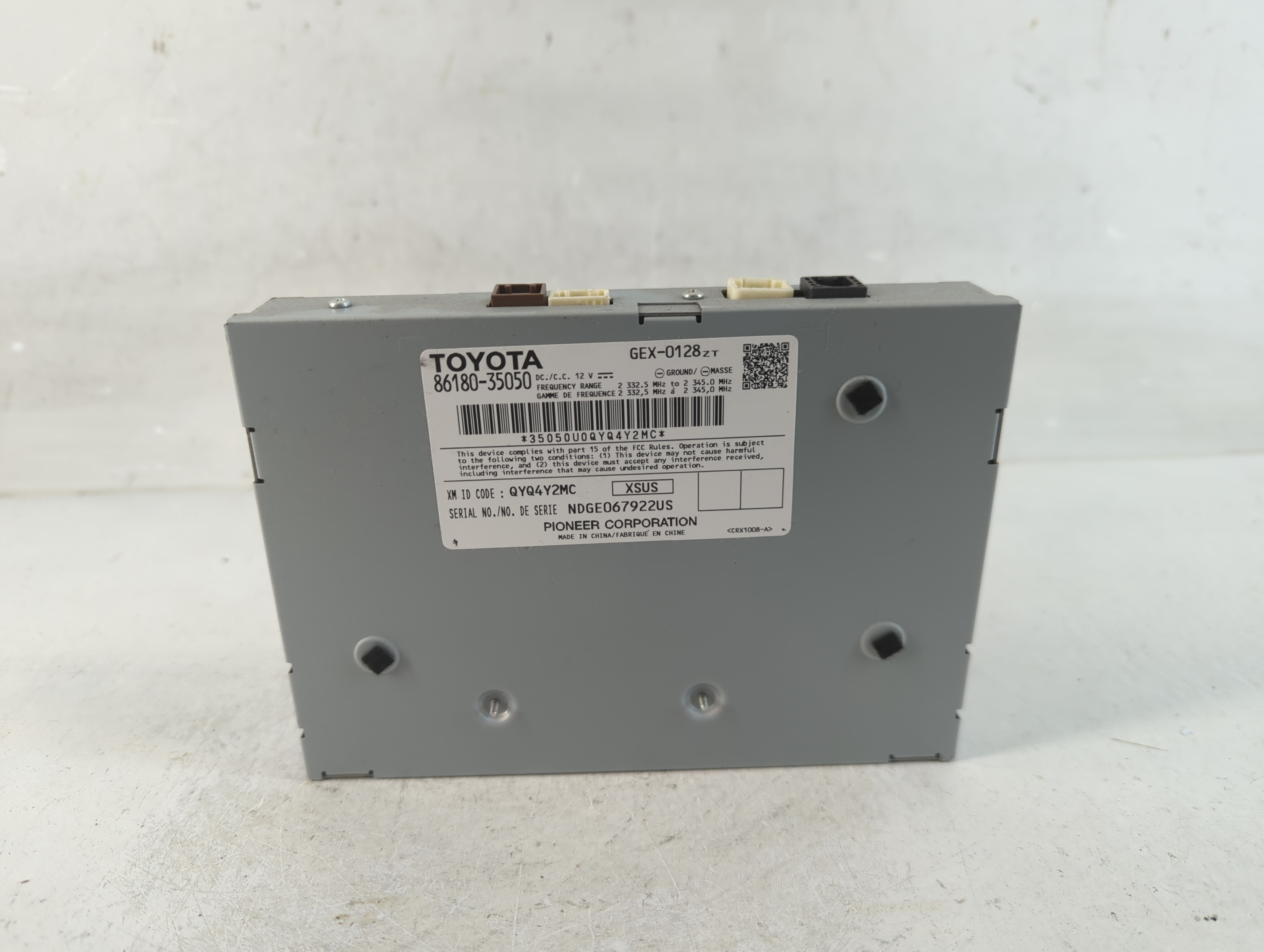 2014-2019 Toyota Corolla Am Fm Cd Player Radio Receiver 913784 - Oemusedautoparts1.com