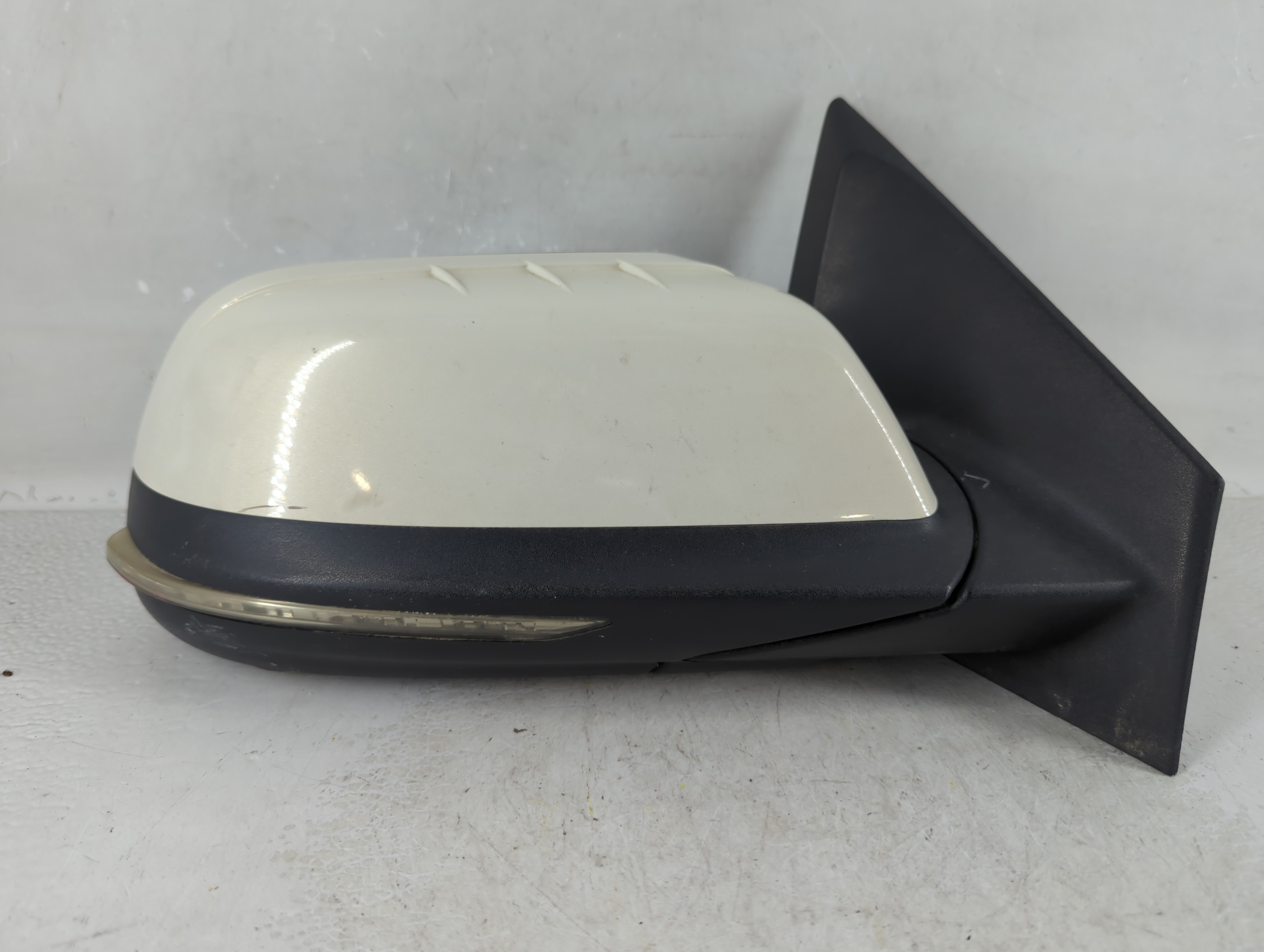 2012-2015 Lincoln Mkx Passenger Right Side View Manual Door Mirror White 914439 - Oemusedautoparts1.com