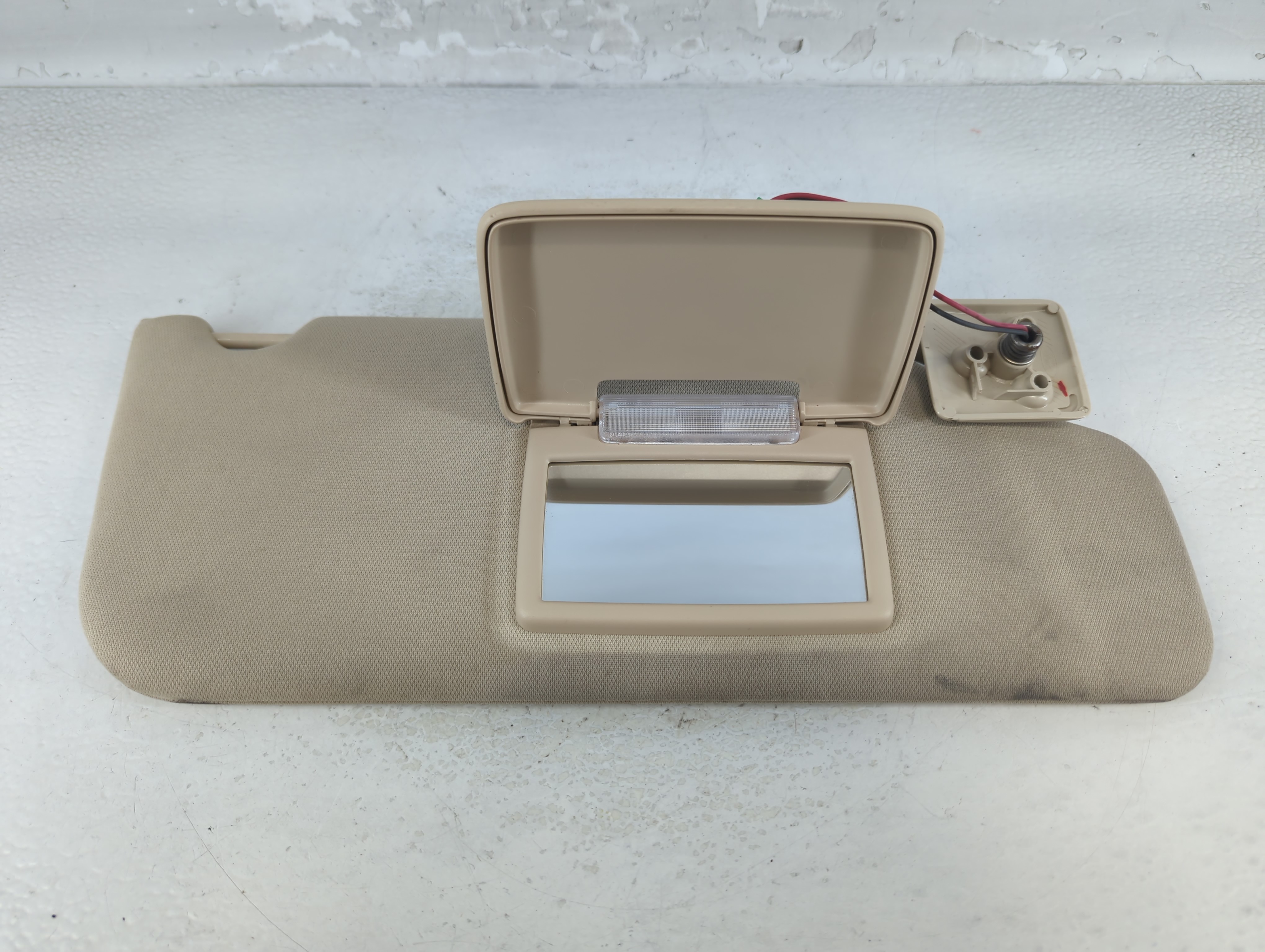 2007-2010 Lincoln Mkx Passenger Sun Visor Mirror Right Sunvisor Grey 914593 - Oemusedautoparts1.com
