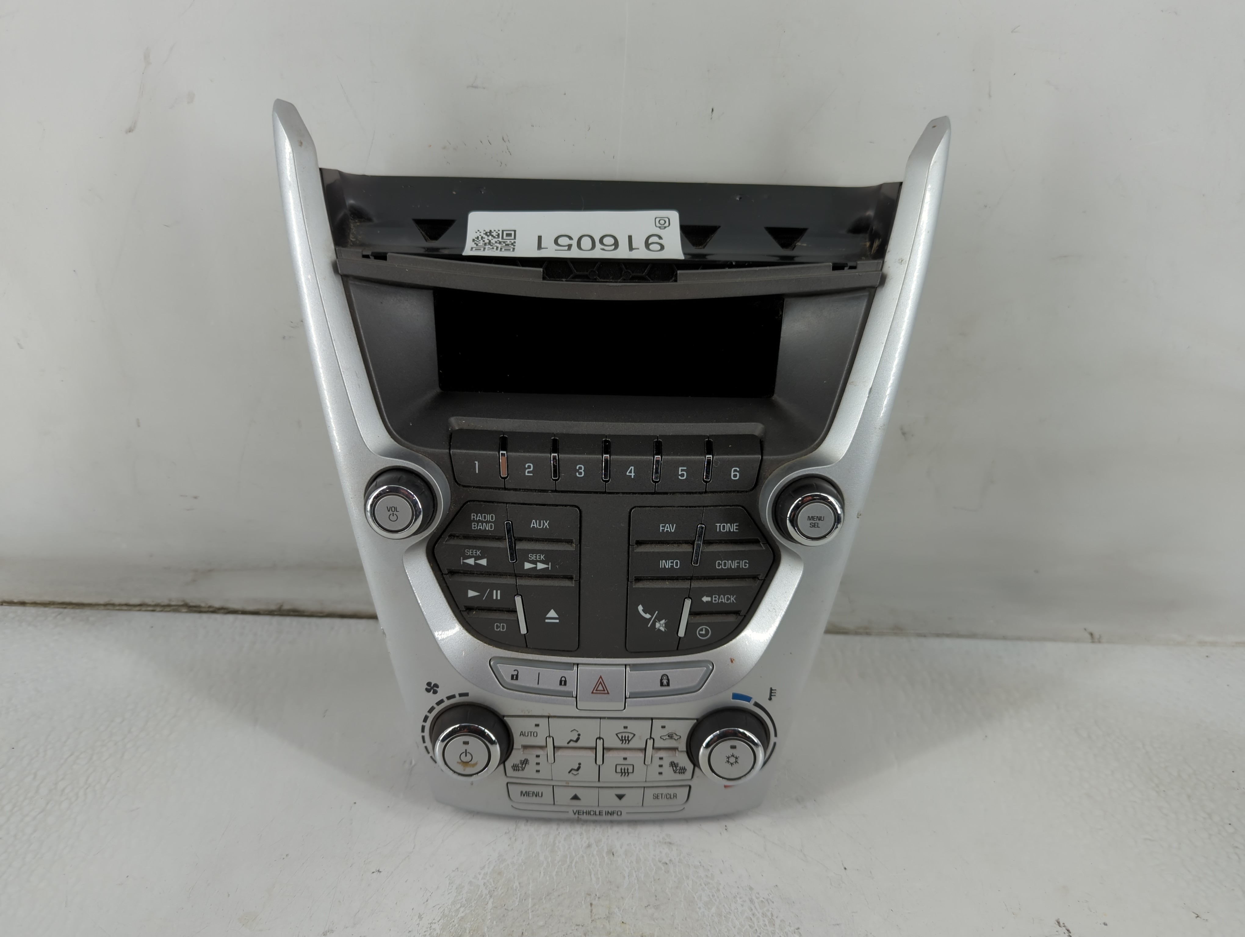 2010-2011 Chevrolet Equinox Am Fm Cd Player Radio Receiver 916051 - Oemusedautoparts1.com