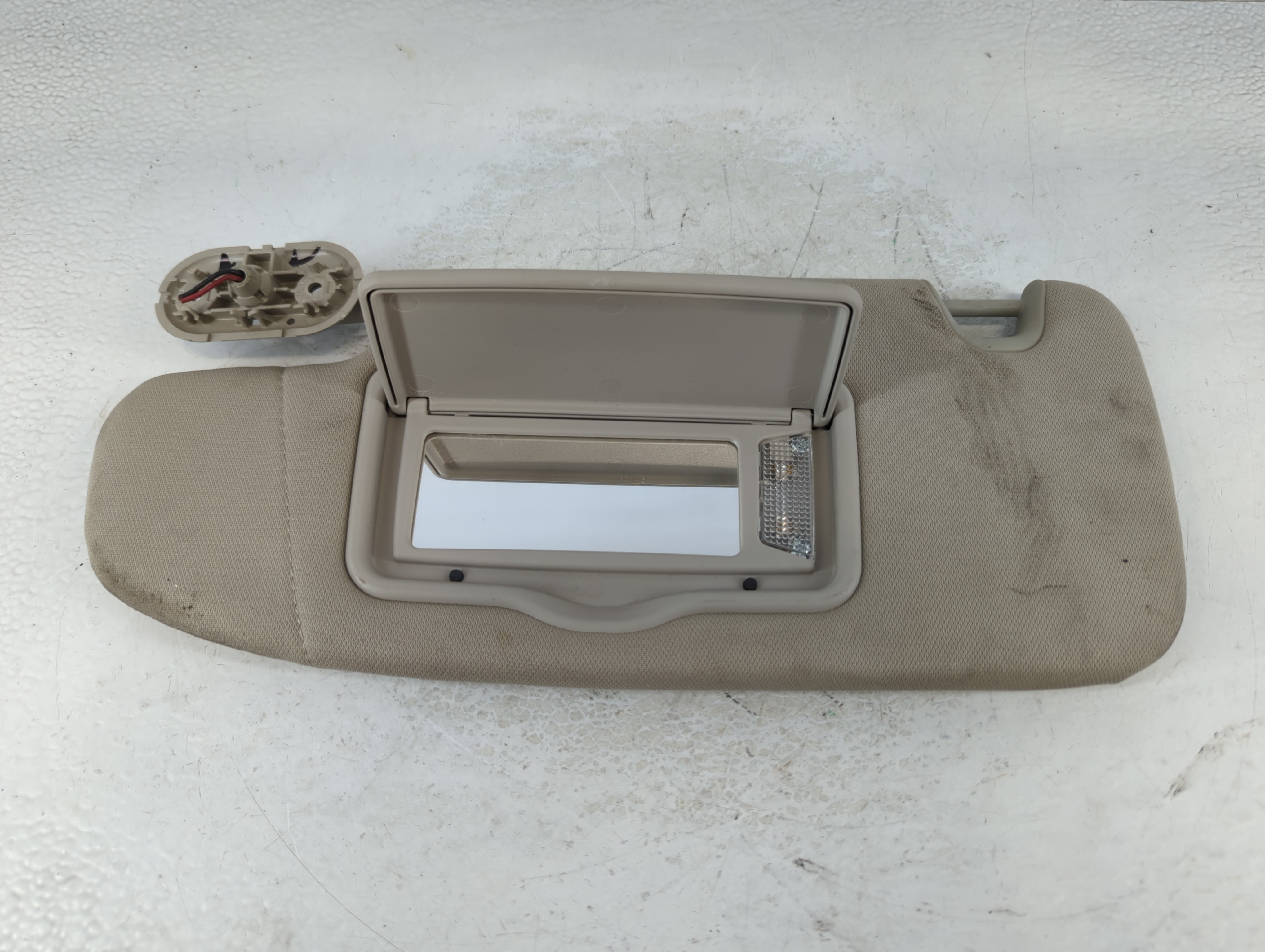 Picture of 2007-2009 Lincoln Mkz Driver Sun Visor Mirror Left Sunvisor Grey 917792