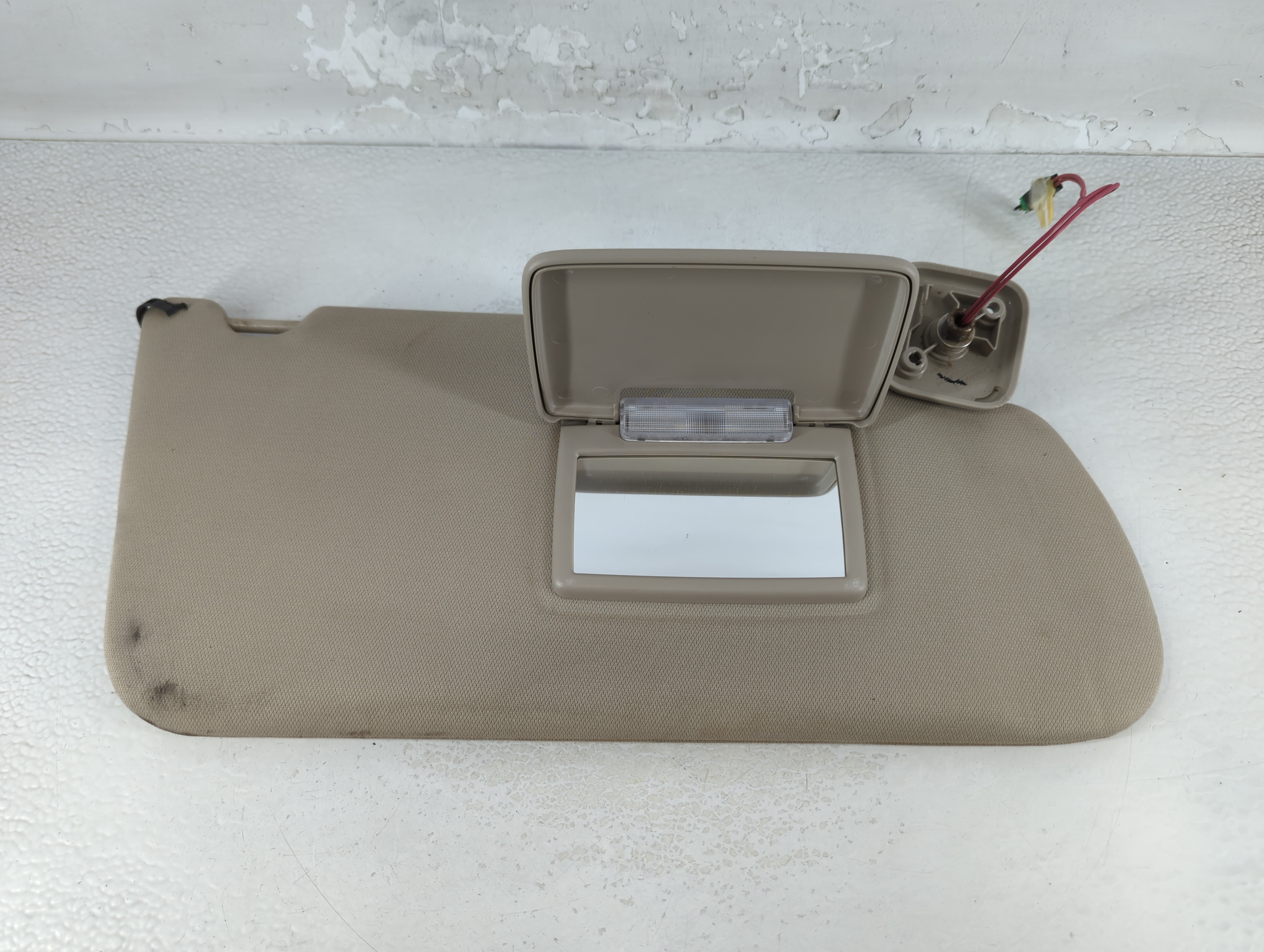 2009-2012 Ford Flex Passenger Sun Visor Mirror Right Sunvisor Grey 918307 - Oemusedautoparts1.com