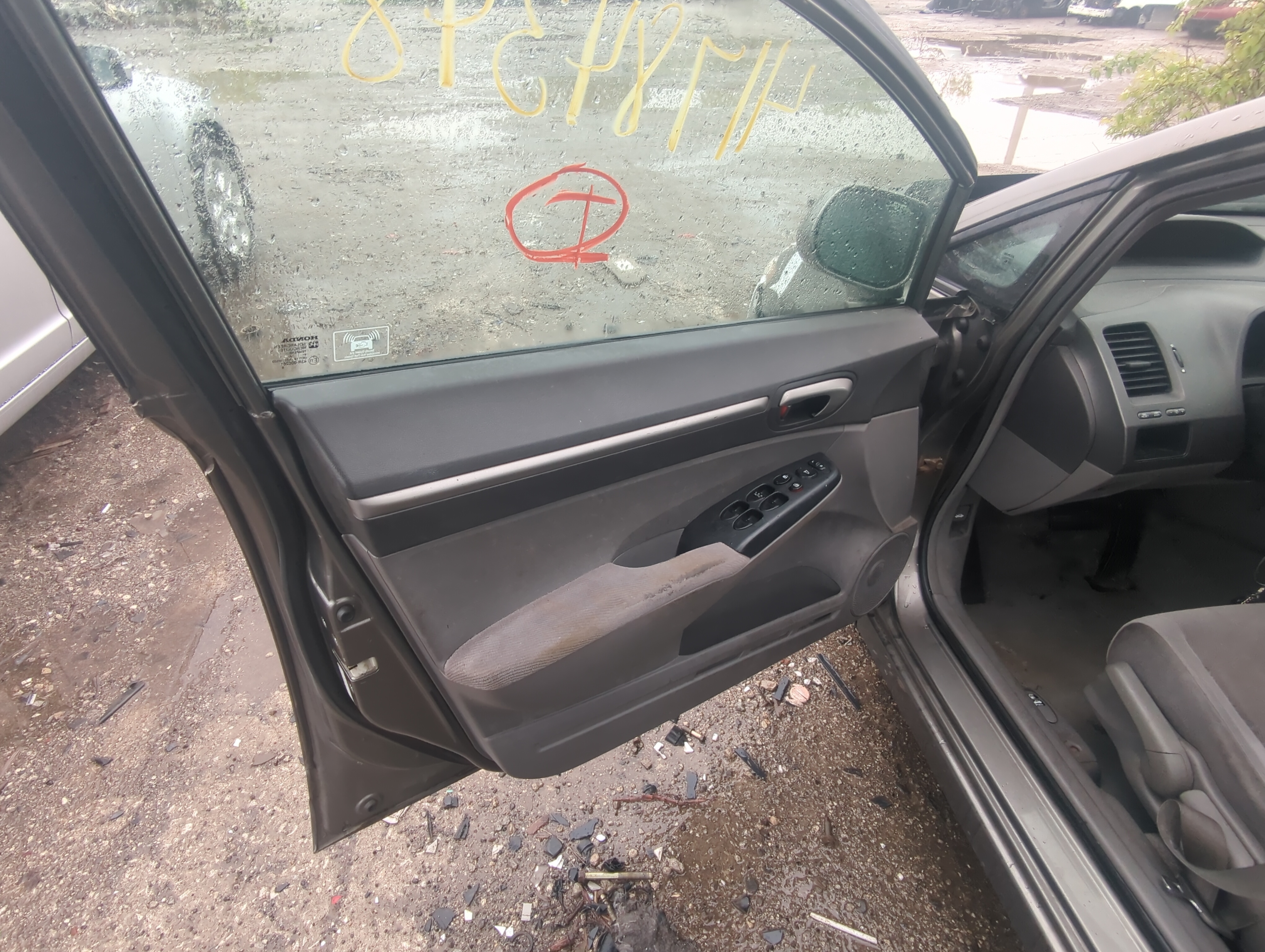 Picture of 2006 Honda Civic Front Left Driver Interior Door Panel Trim 919295