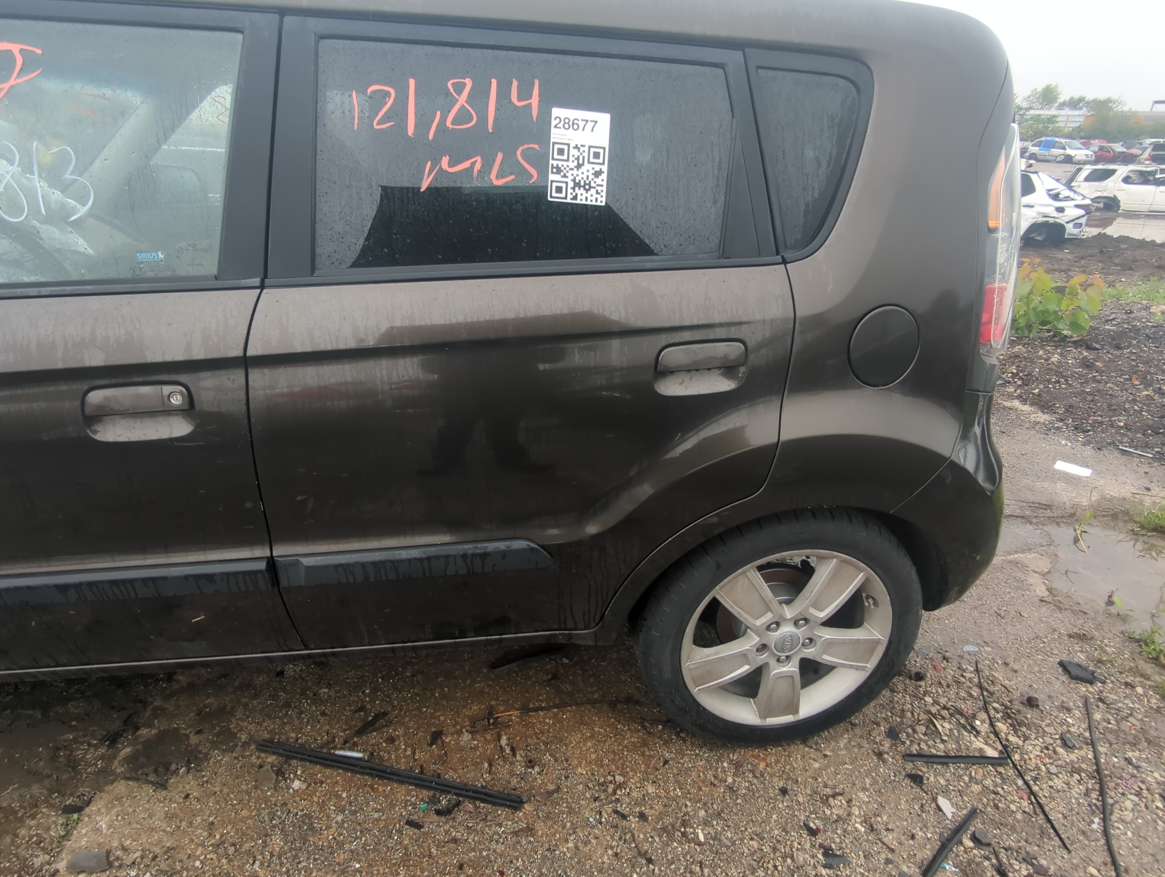 2010-2013 Kia Soul Driver Rear Door Oem 919455 - Oemusedautoparts1.com