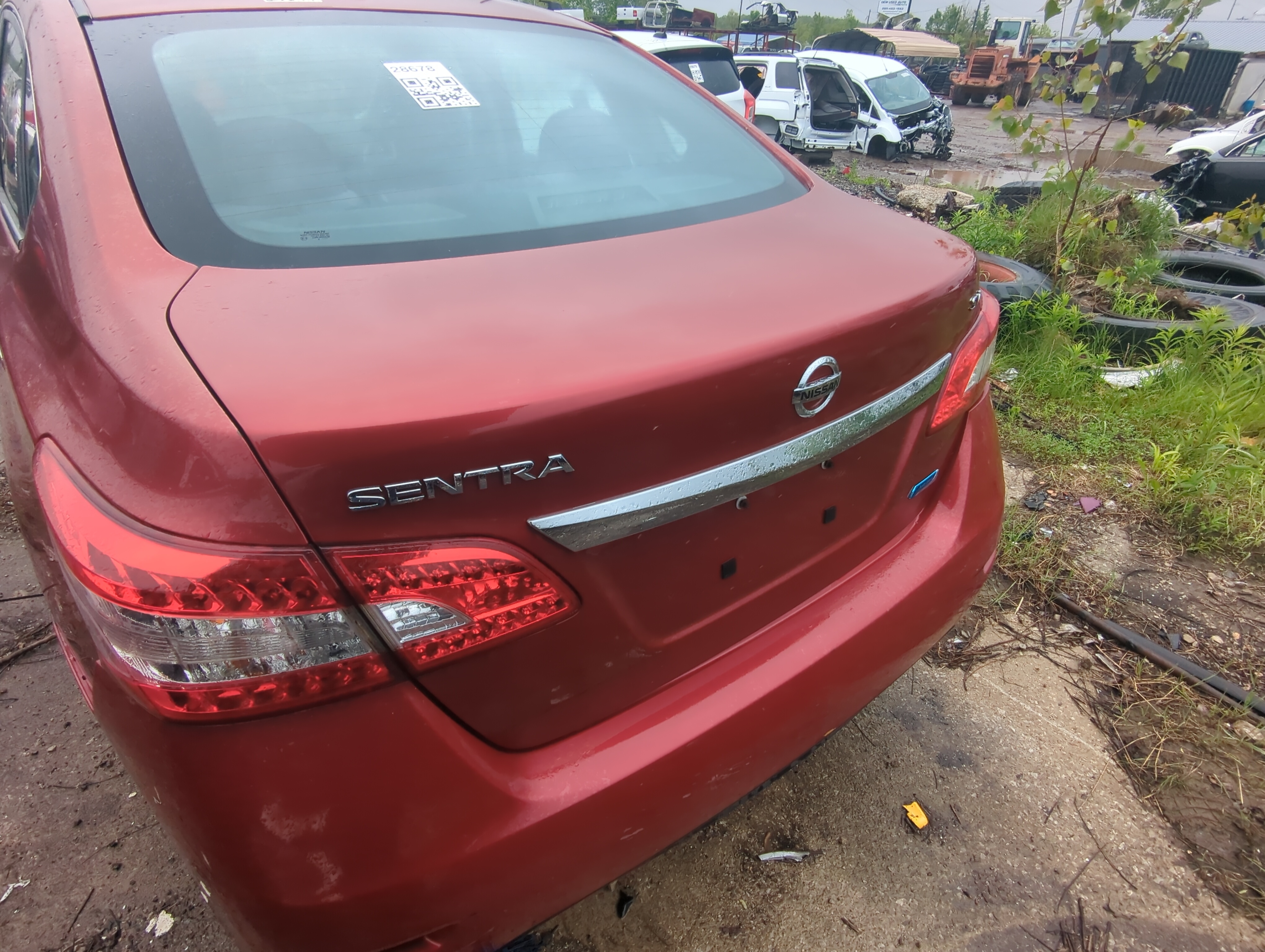 2013-2015 Nissan Sentra Trunk/decklid/hatch/tailgate Oem 920384 - Oemusedautoparts1.com