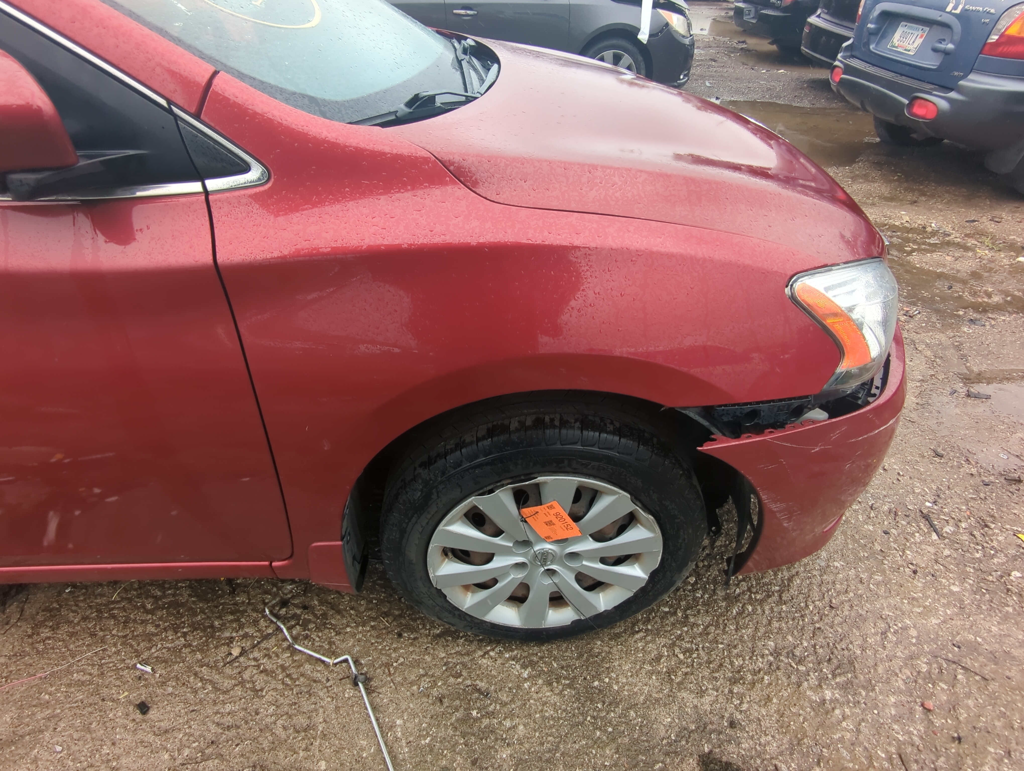 2013-2015 Nissan Sentra Passenger Fender 920396 - Oemusedautoparts1.com