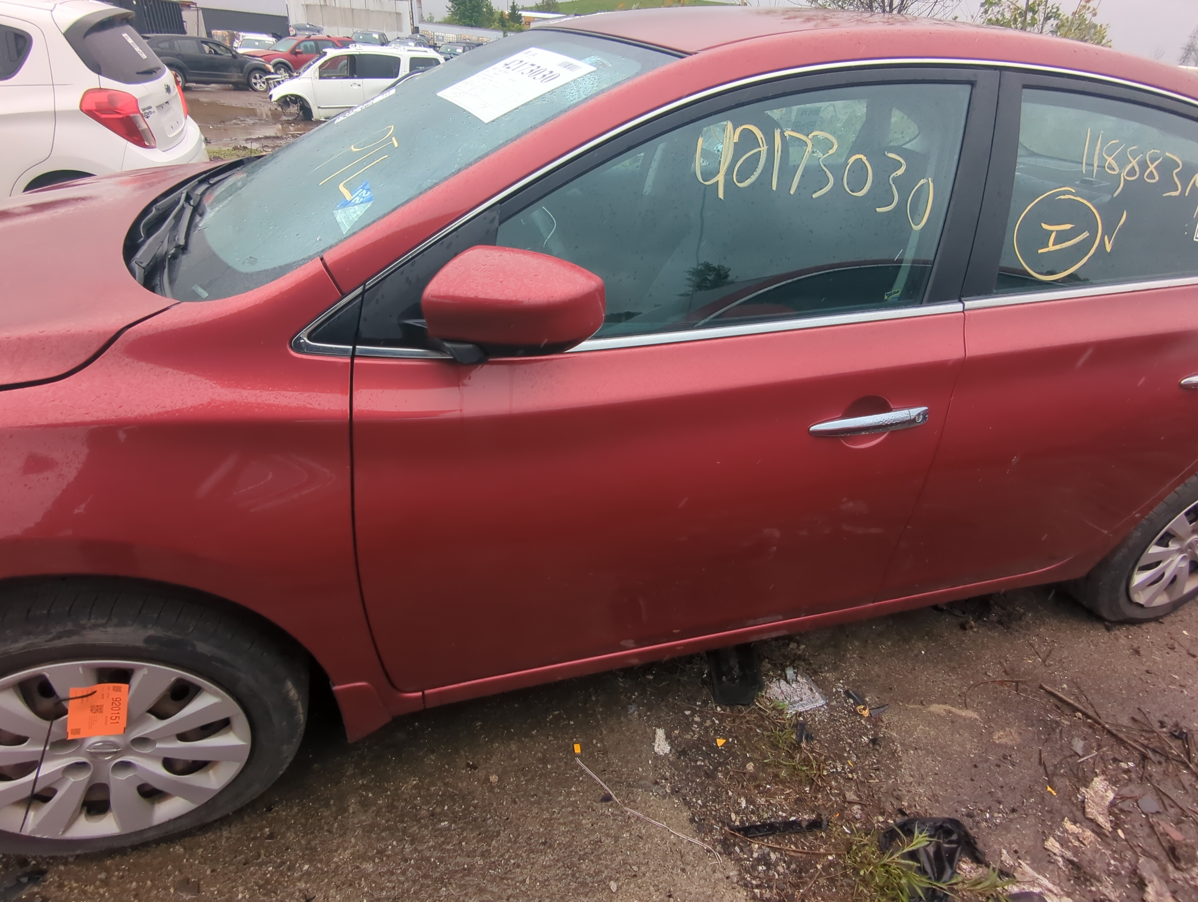 2013-2019 Nissan Sentra Driver Front Door Oem 920415 - Oemusedautoparts1.com