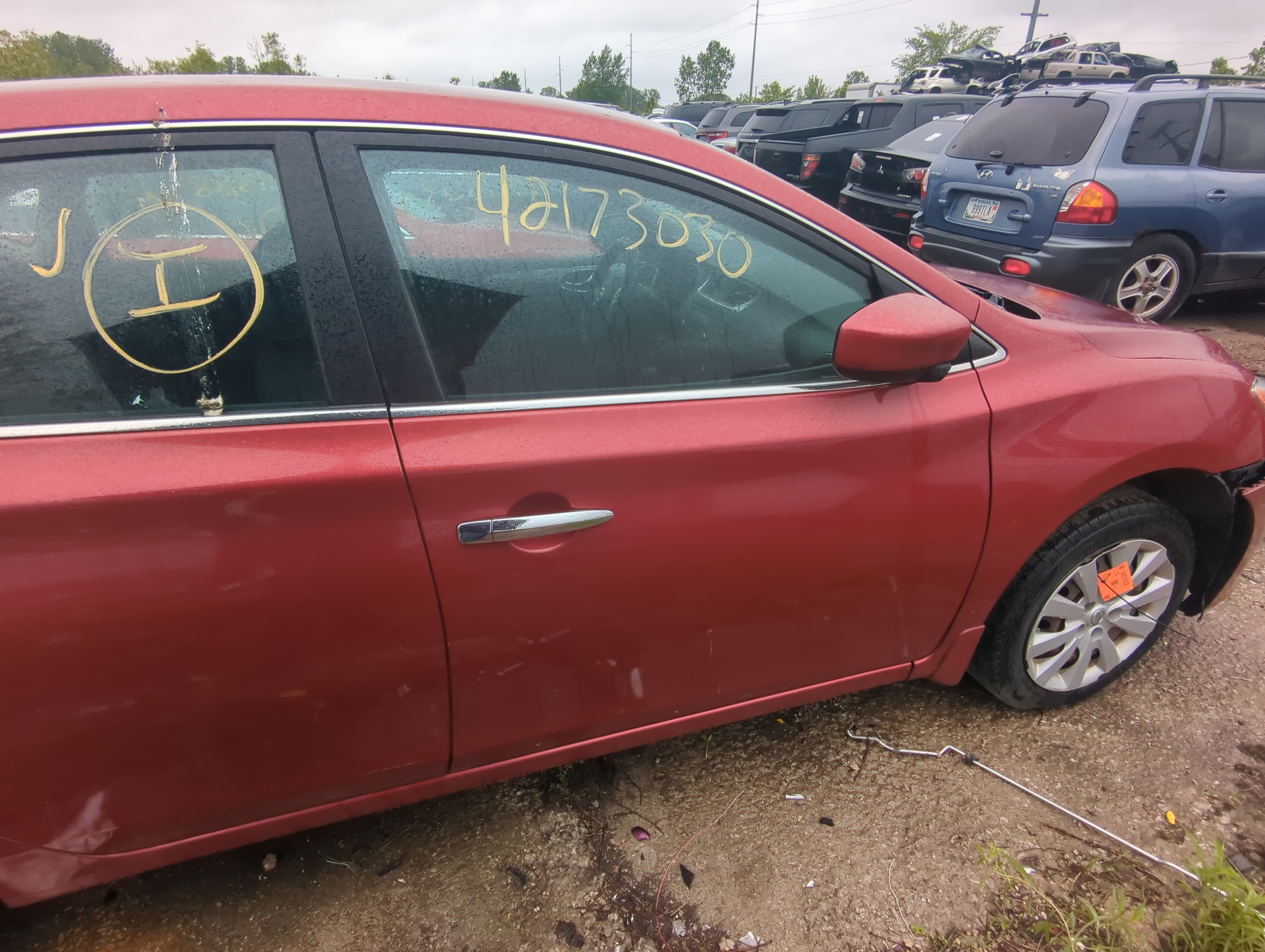 2013-2019 Nissan Sentra Passenger Front Door Oem 920416 - Oemusedautoparts1.com