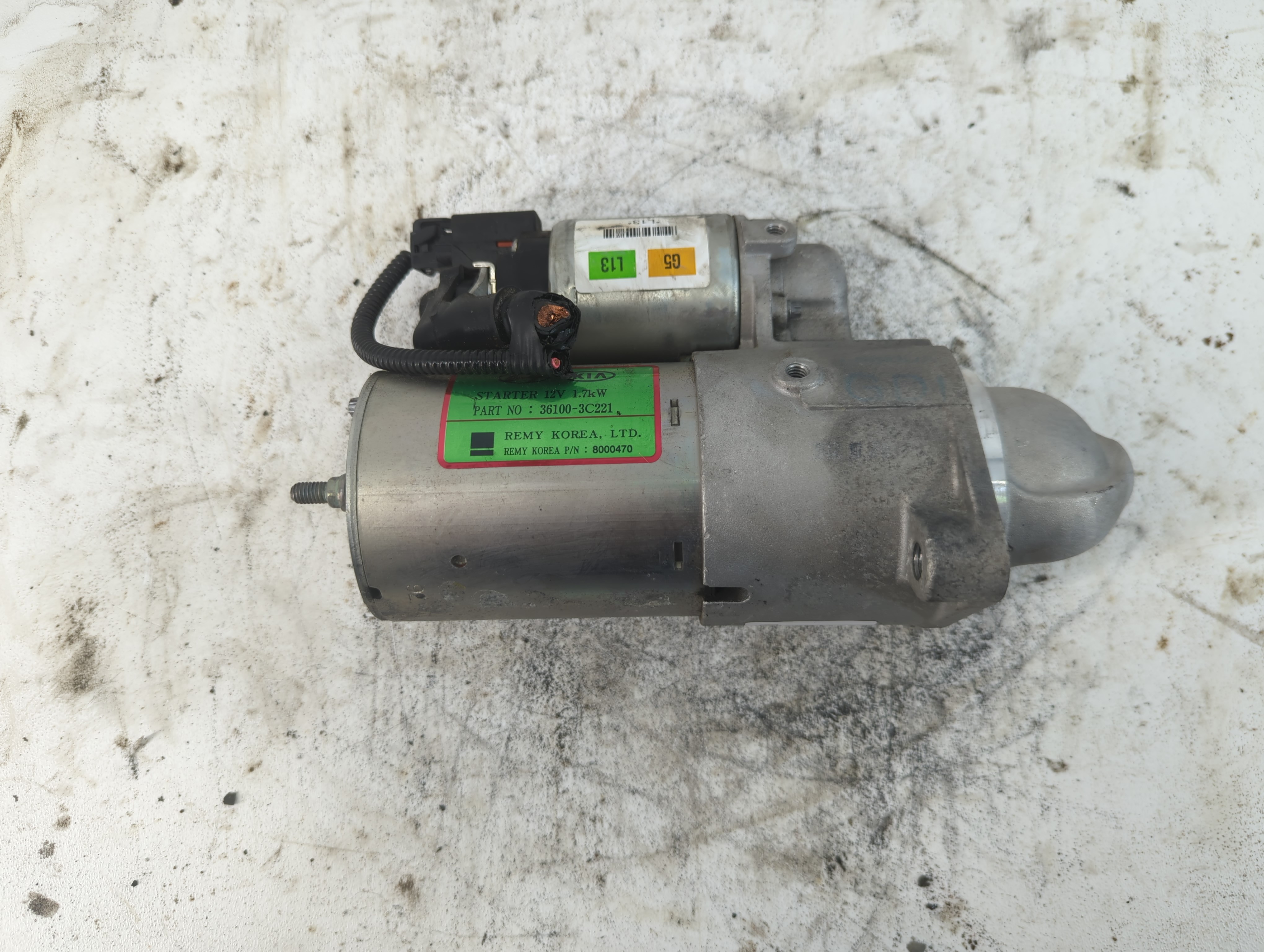 2012-2014 Hyundai Azera Car Starter Motor Solenoid Oem 920487 - Oemusedautoparts1.com