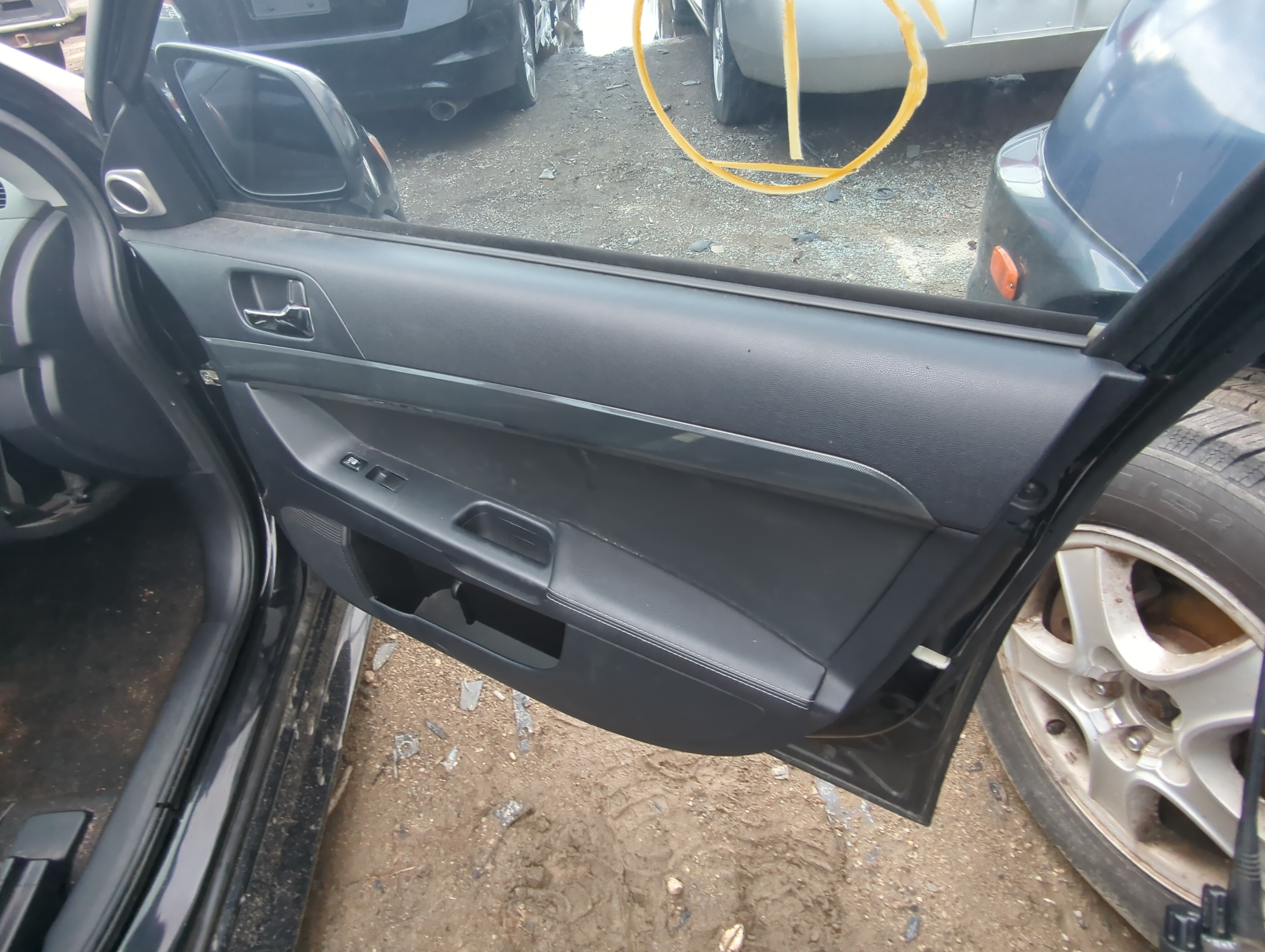 Picture of 2011 Mitsubishi Lancer Front Right Passenger Interior Door Panel Trim 921879