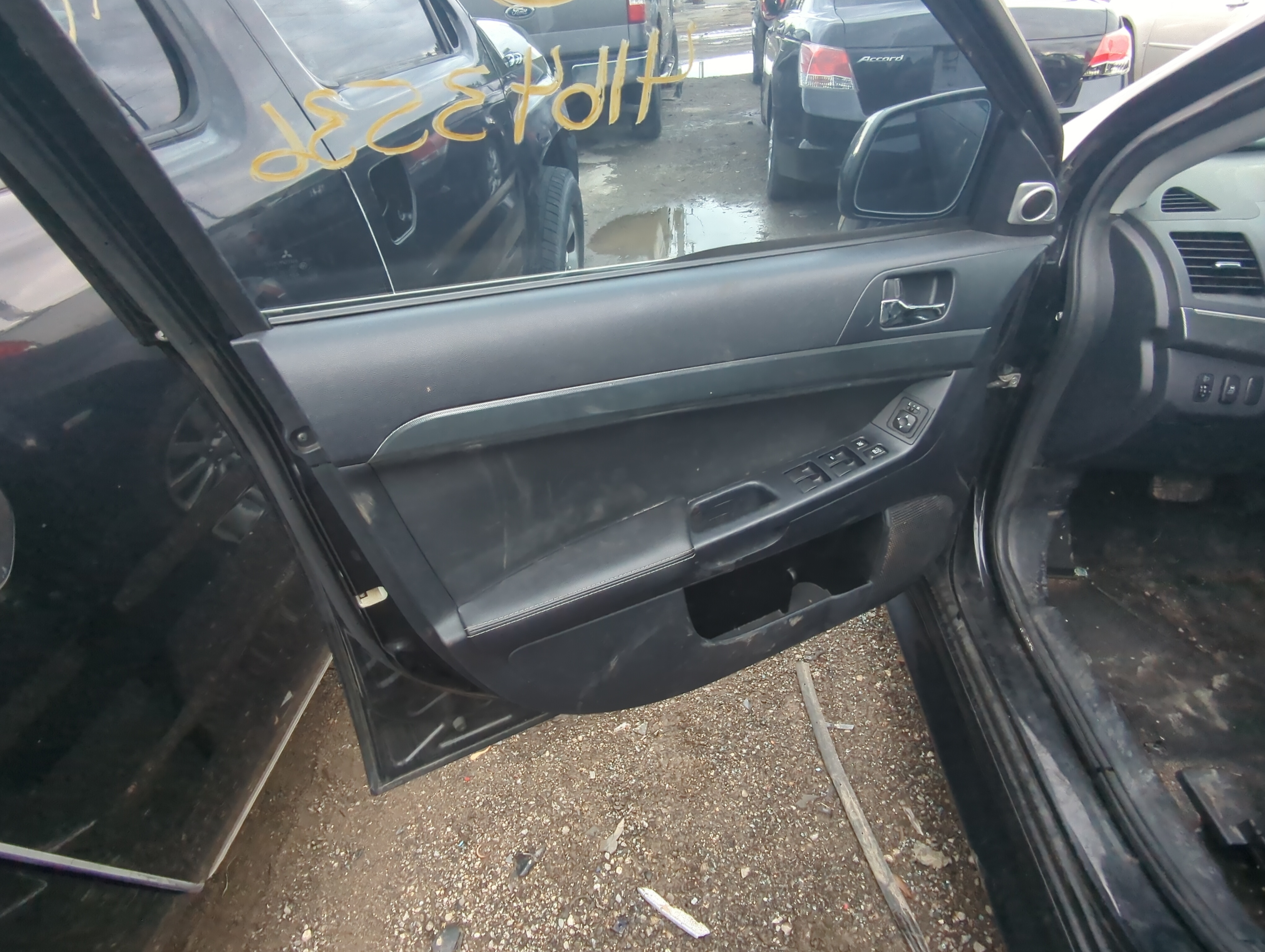 Picture of 2011 Mitsubishi Lancer Front Left Driver Interior Door Panel Trim 921883