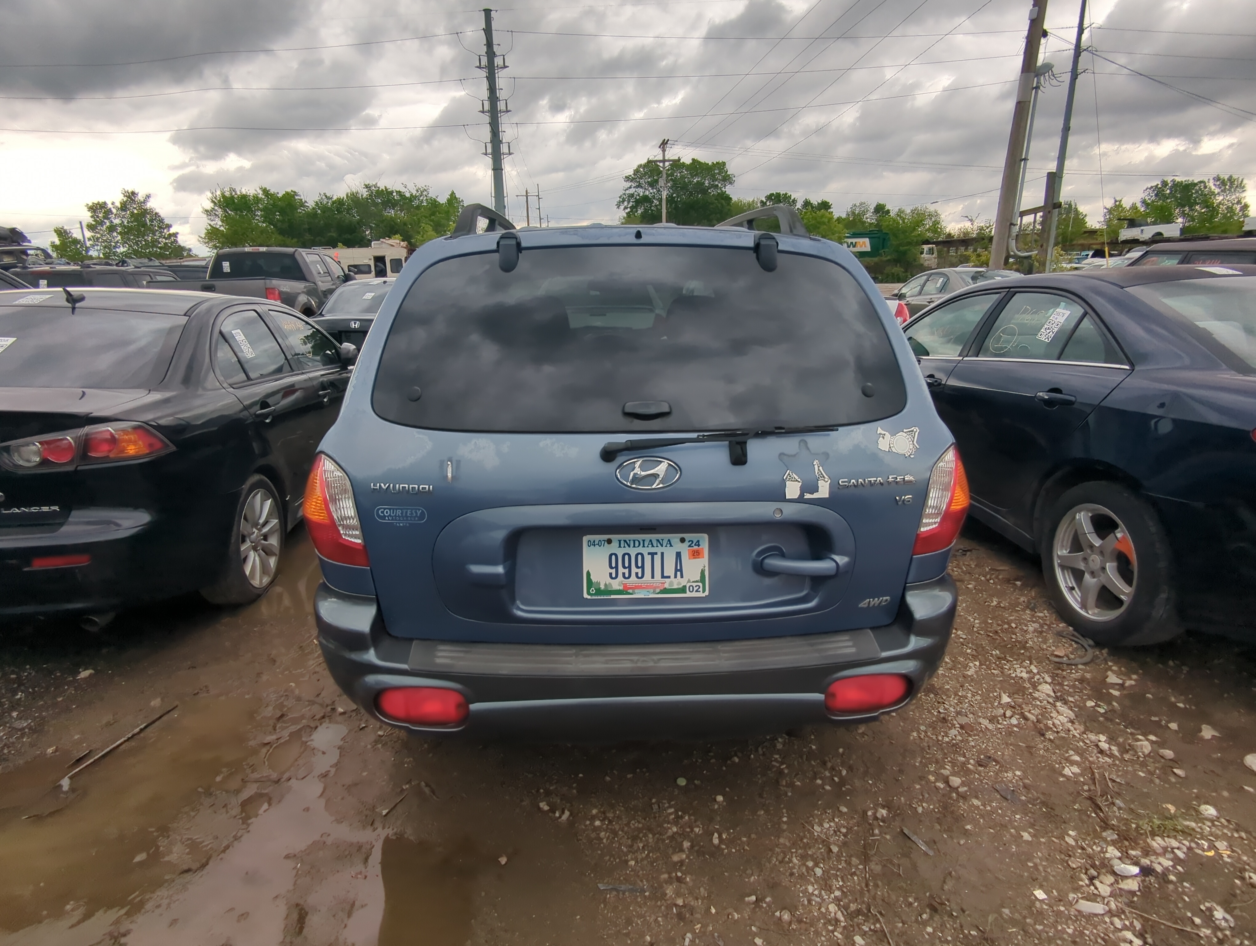 2001-2006 Hyundai Santa Fe Trunk/decklid/hatch/tailgate Oem 922308 - Oemusedautoparts1.com