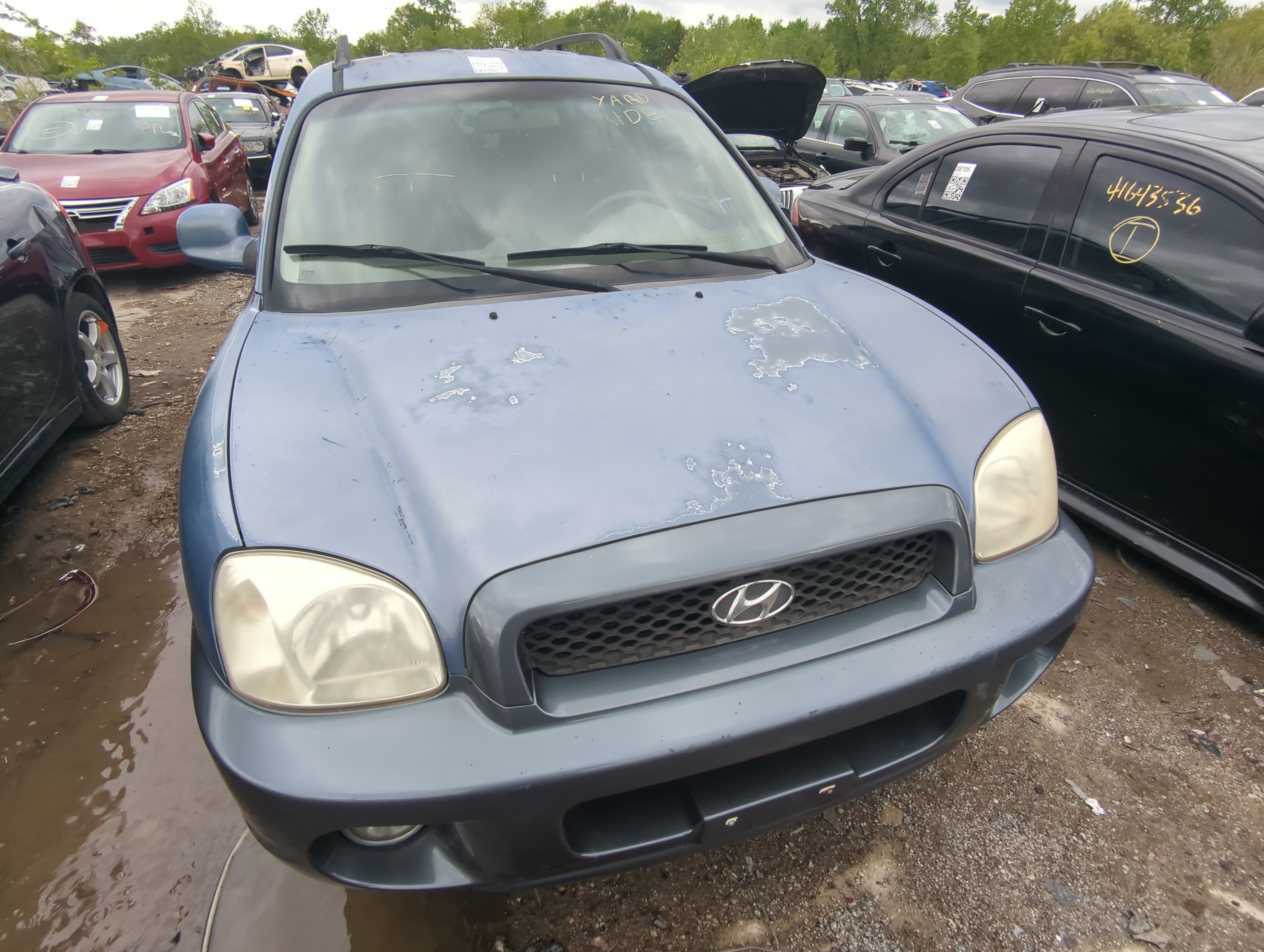 2001-2006 Hyundai Santa Fe Hood Oem 922362 - Oemusedautoparts1.com