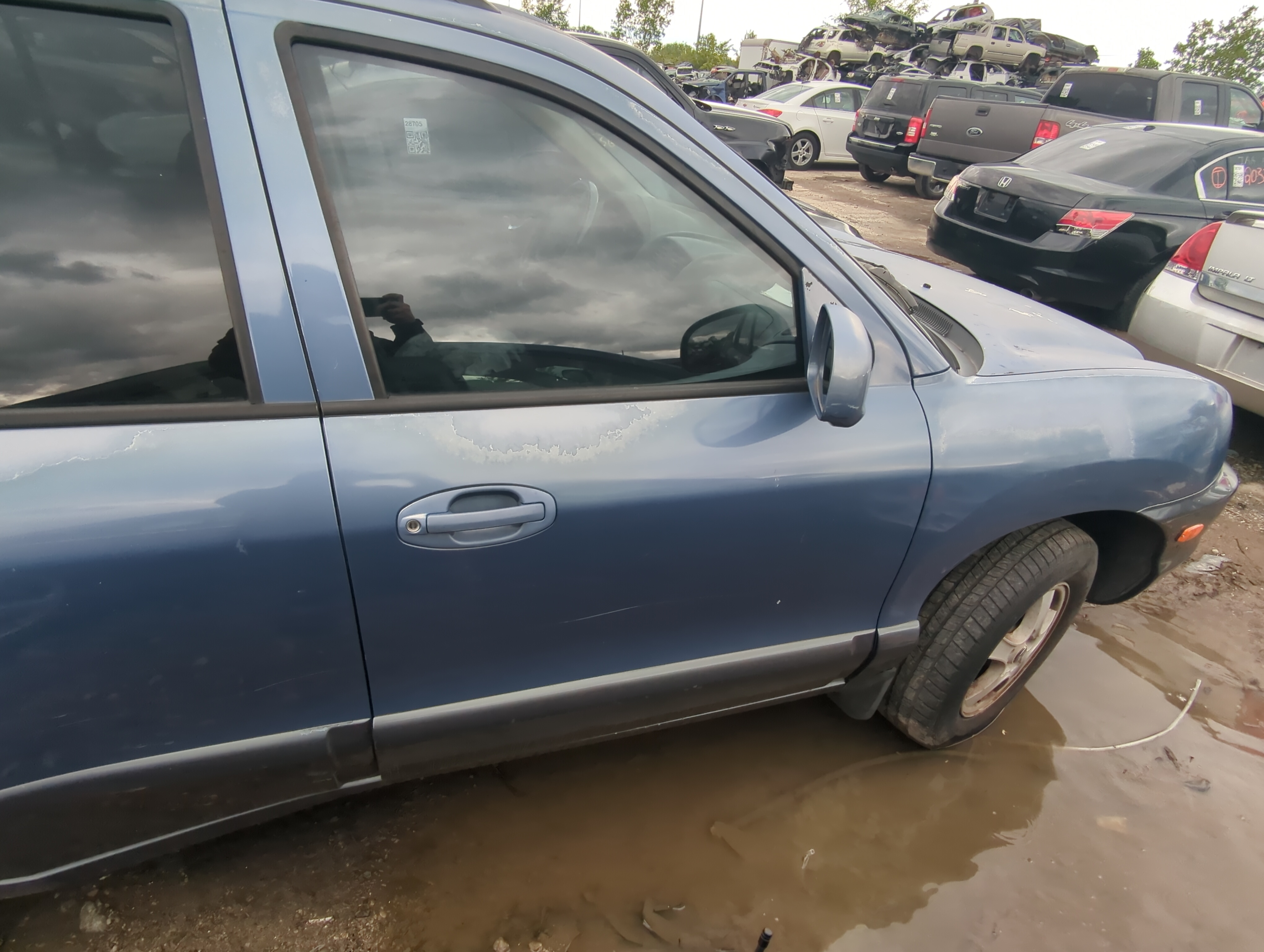 Picture of 2001-2002 Hyundai Santa Fe Passenger Front Door Oem 922404