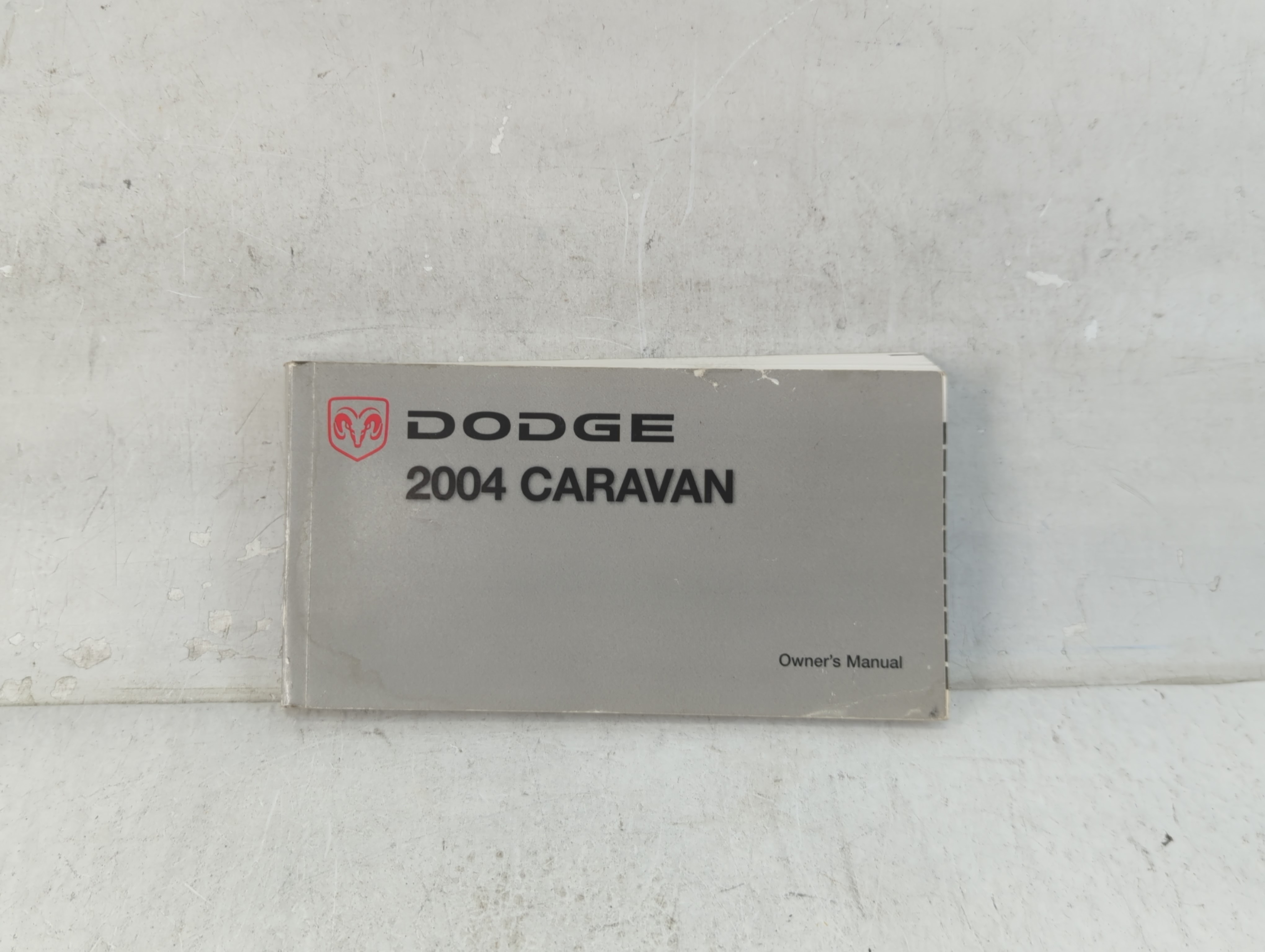 Picture of 2004 Dodge Caravan Owners Manual Book Guide 923015