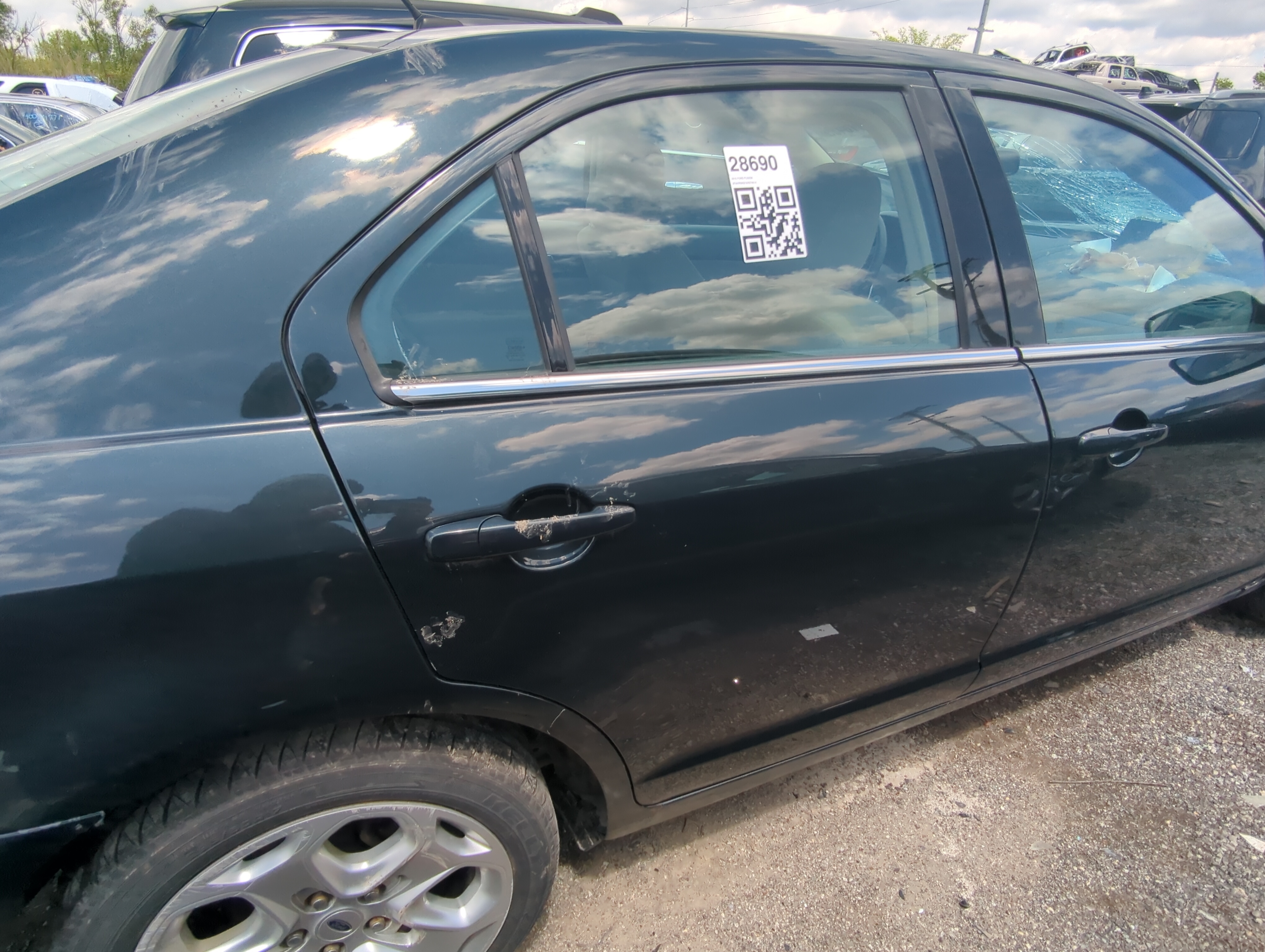 Picture of 2006-2012 Ford Fusion Passenger Rear Door Oem 923200