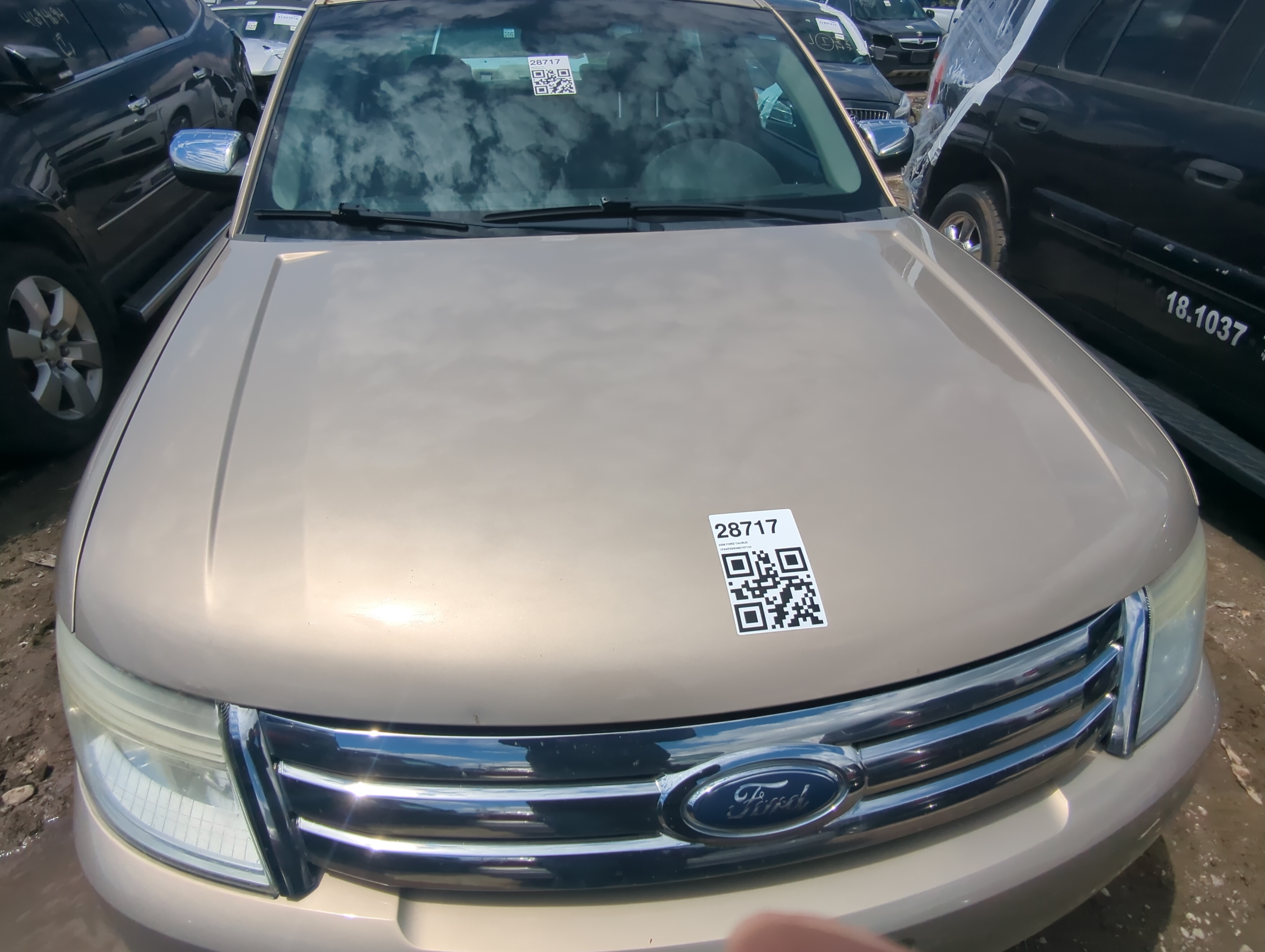 2008-2009 Ford Taurus Hood Oem 923822 - Oemusedautoparts1.com