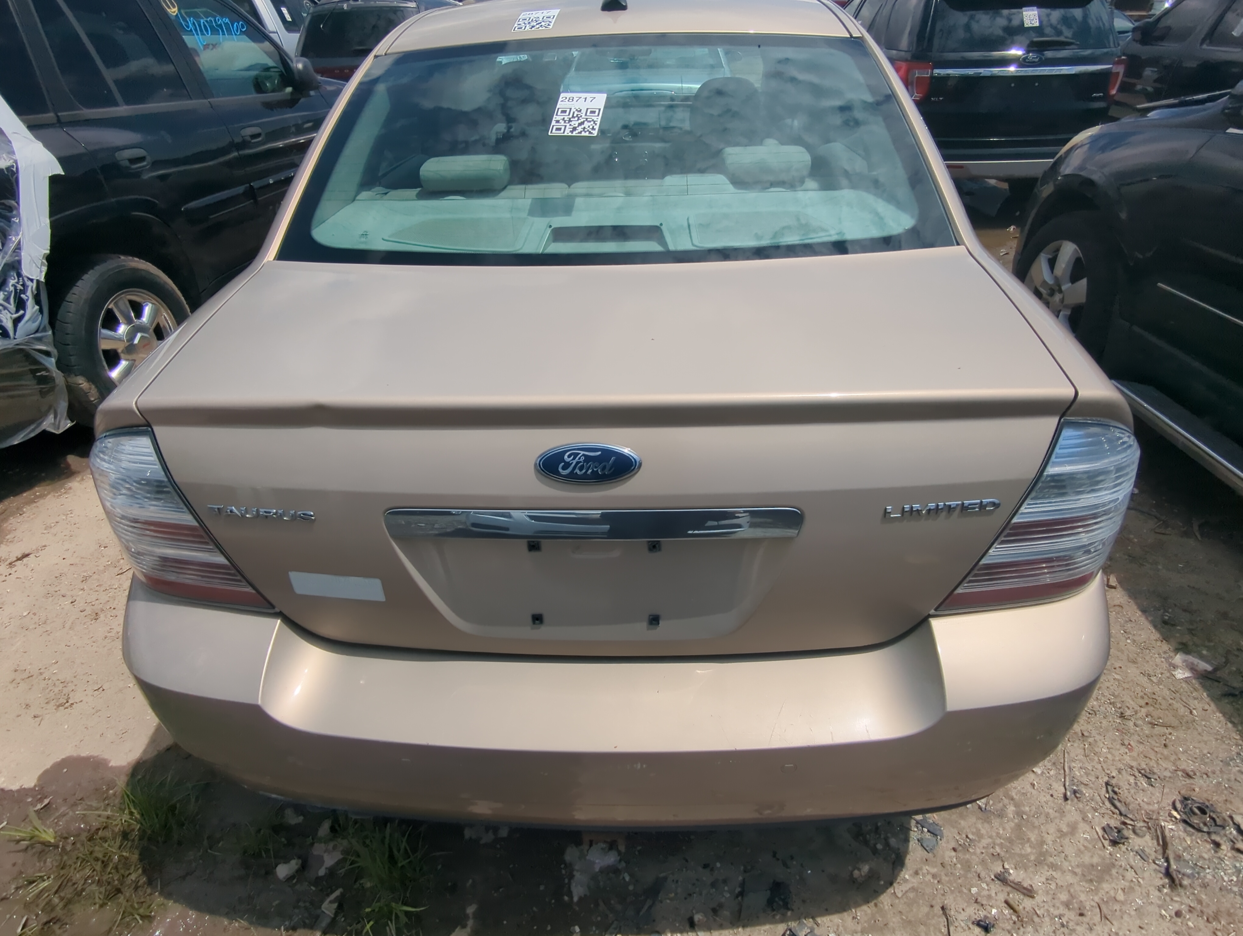 2008-2009 Ford Taurus Trunk/decklid/hatch/tailgate Oem 923896 - Oemusedautoparts1.com