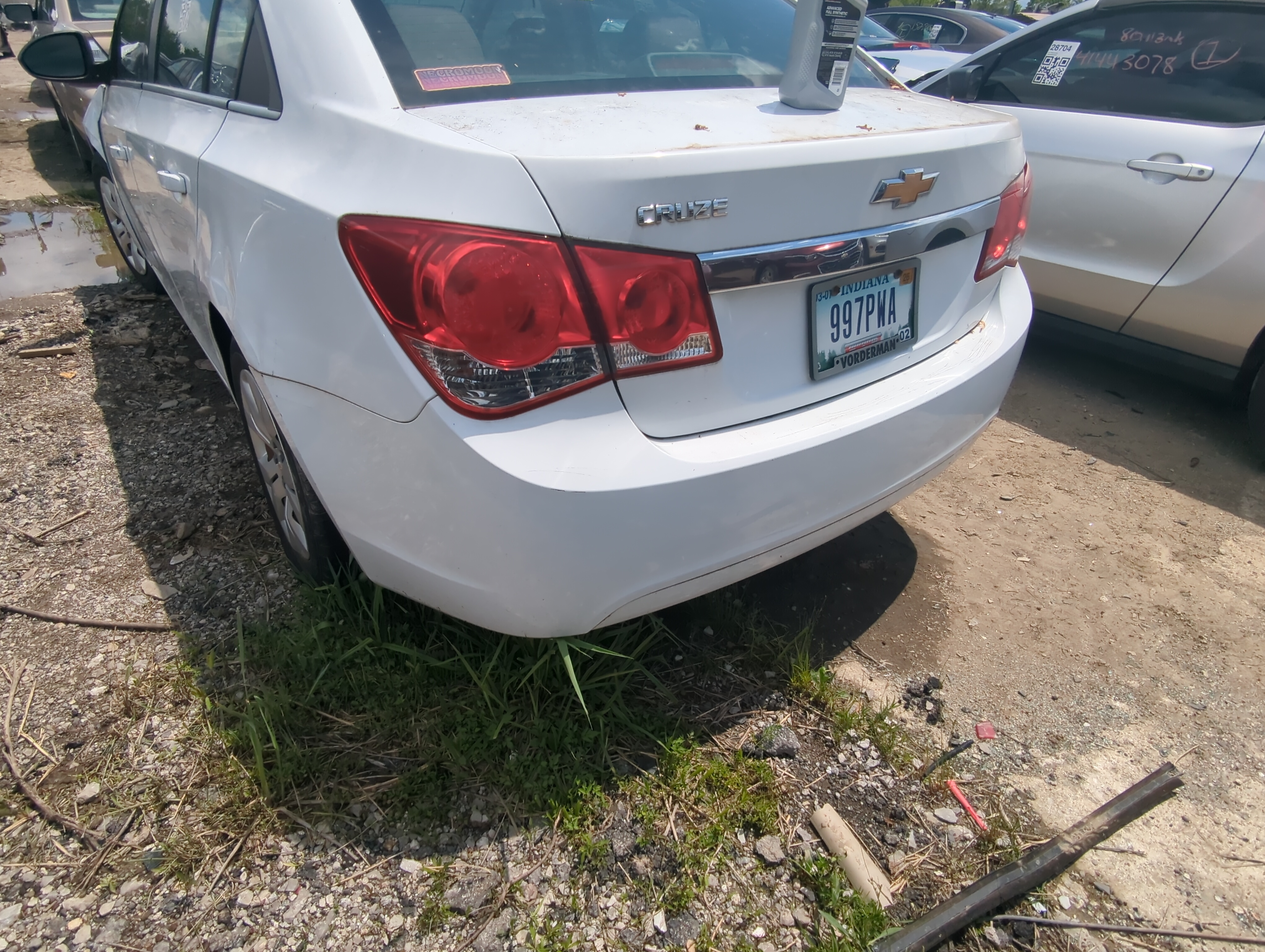 2011-2016 Chevrolet Cruze Rear Bumper Assembly Oem 924050 - Oemusedautoparts1.com
