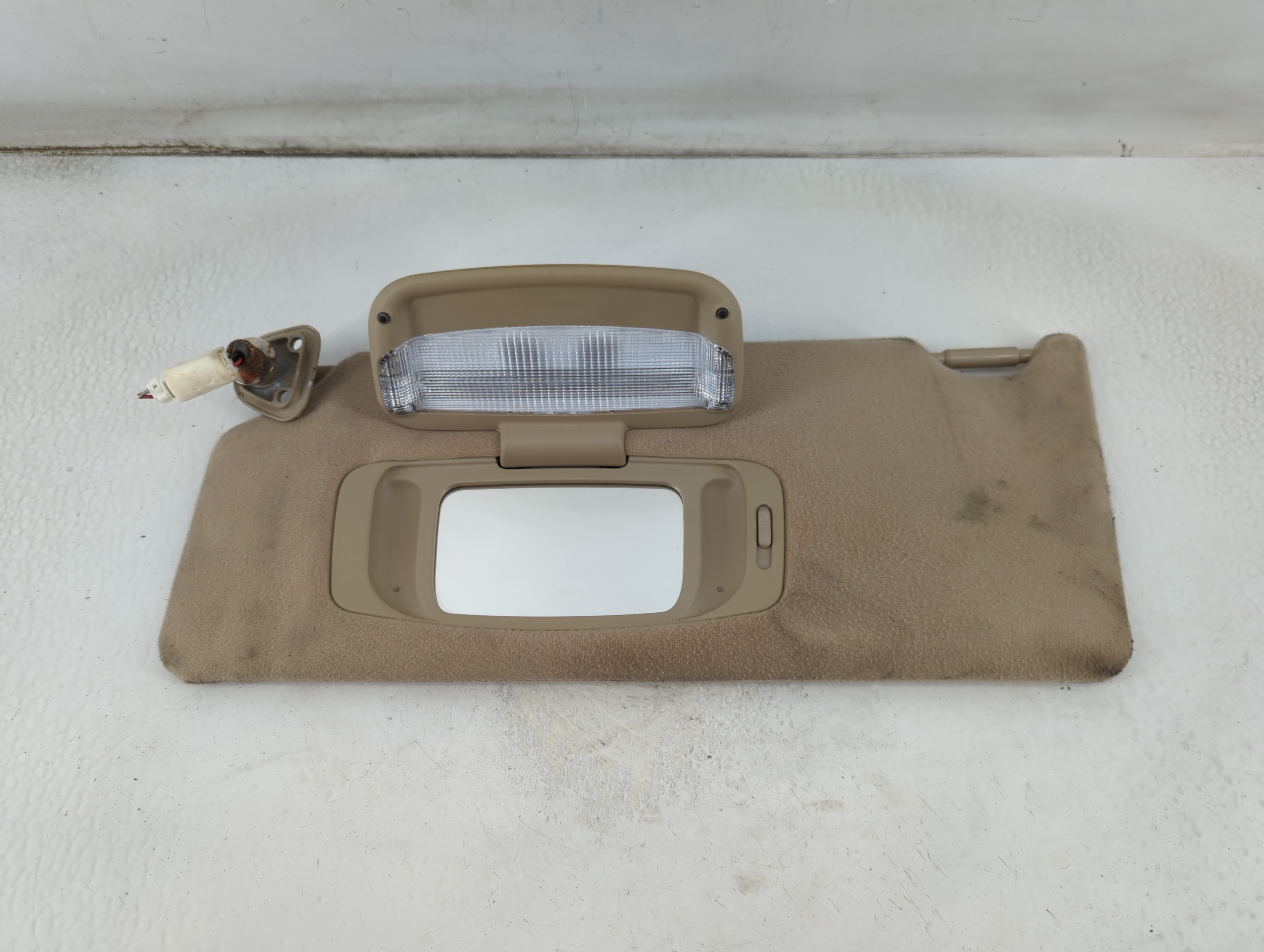 2005-2012 Toyota Avalon Driver Sun Visor Mirror Left Sunvisor Beige 925016 - Oemusedautoparts1.com