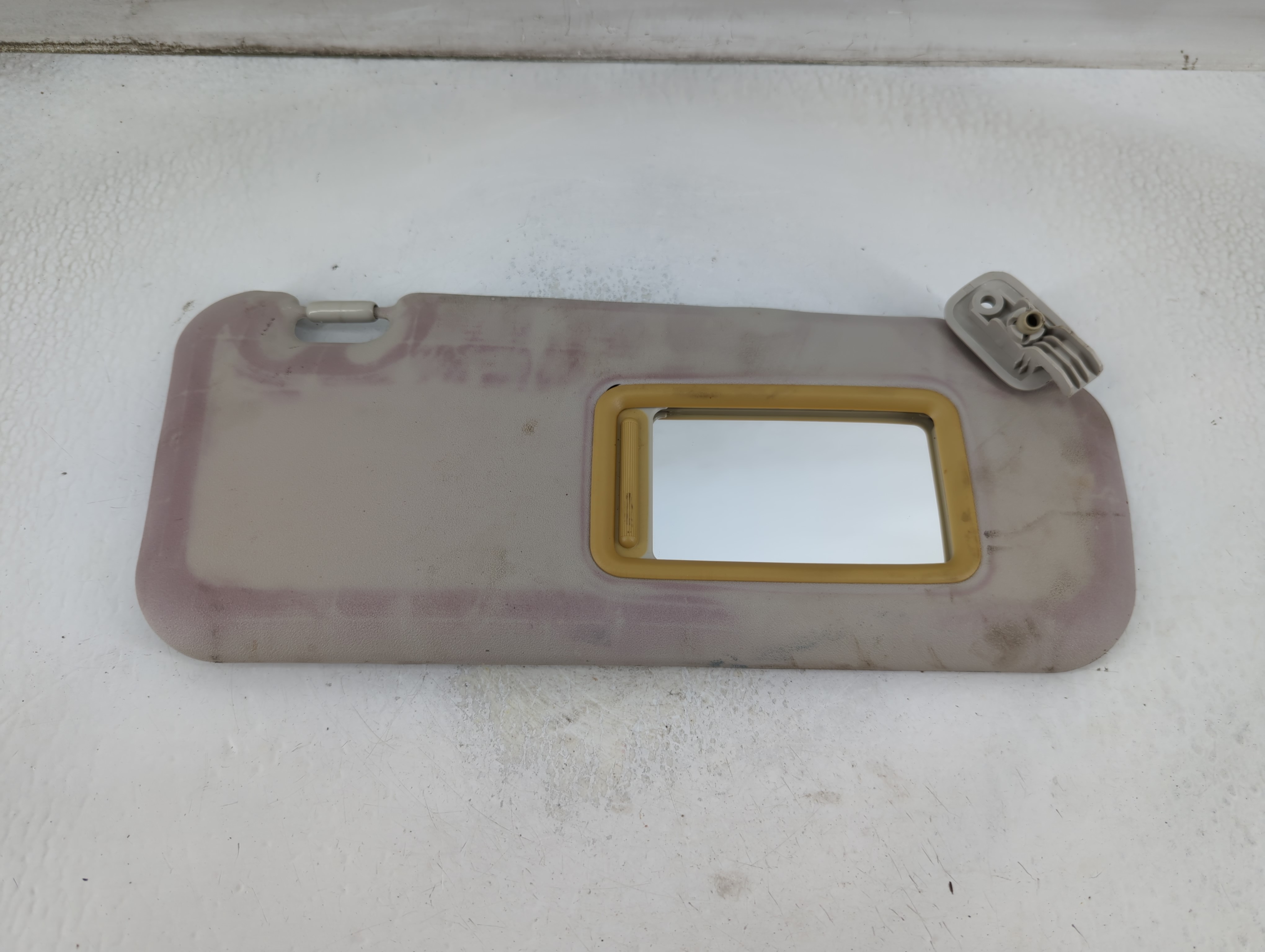 2010-2013 Mazda 3 Passenger Sun Visor Mirror Right Sunvisor Ivory 925052 - Oemusedautoparts1.com