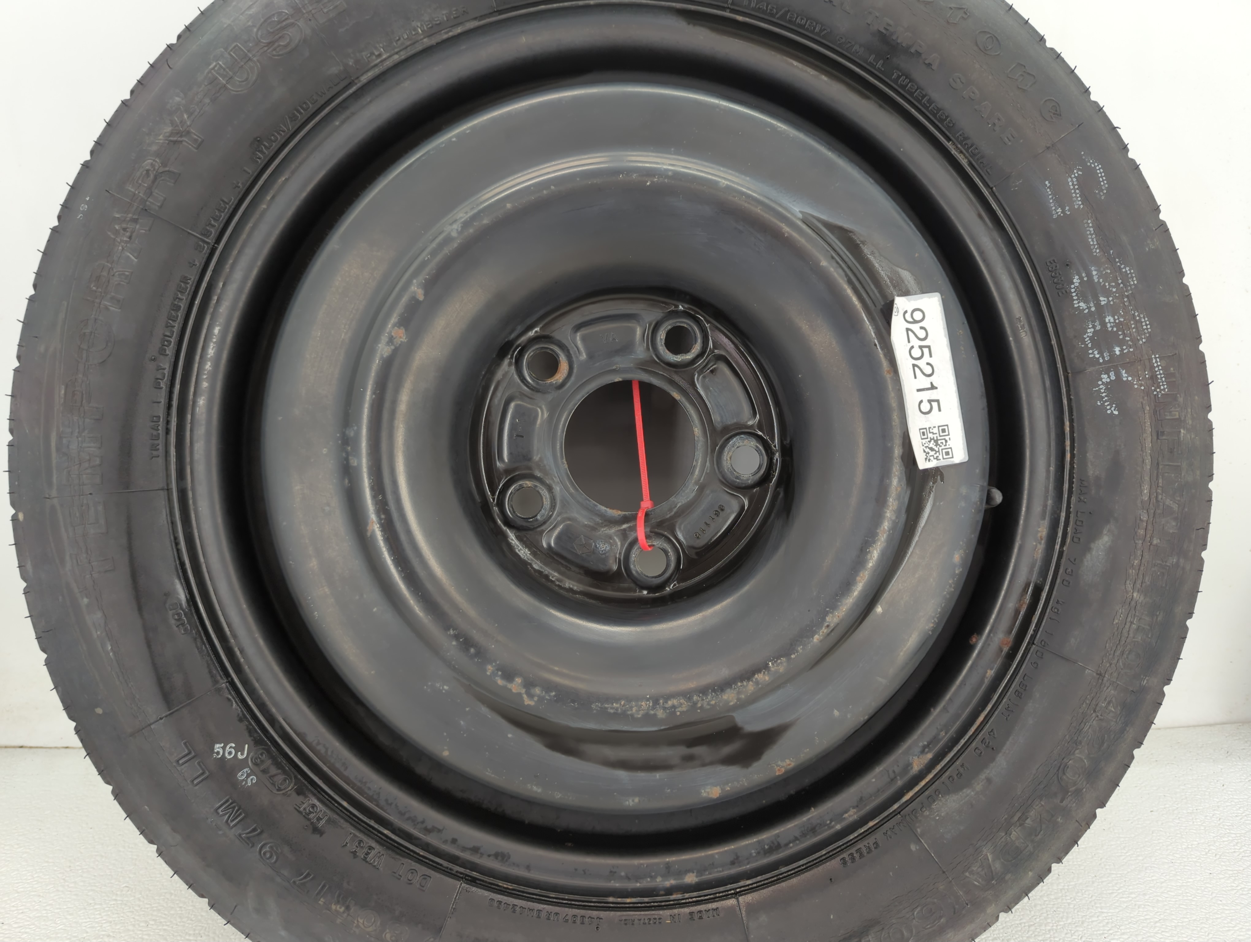 Picture of Dodge Caravan Spare Donut Tire Wheel Rim Oem 925215