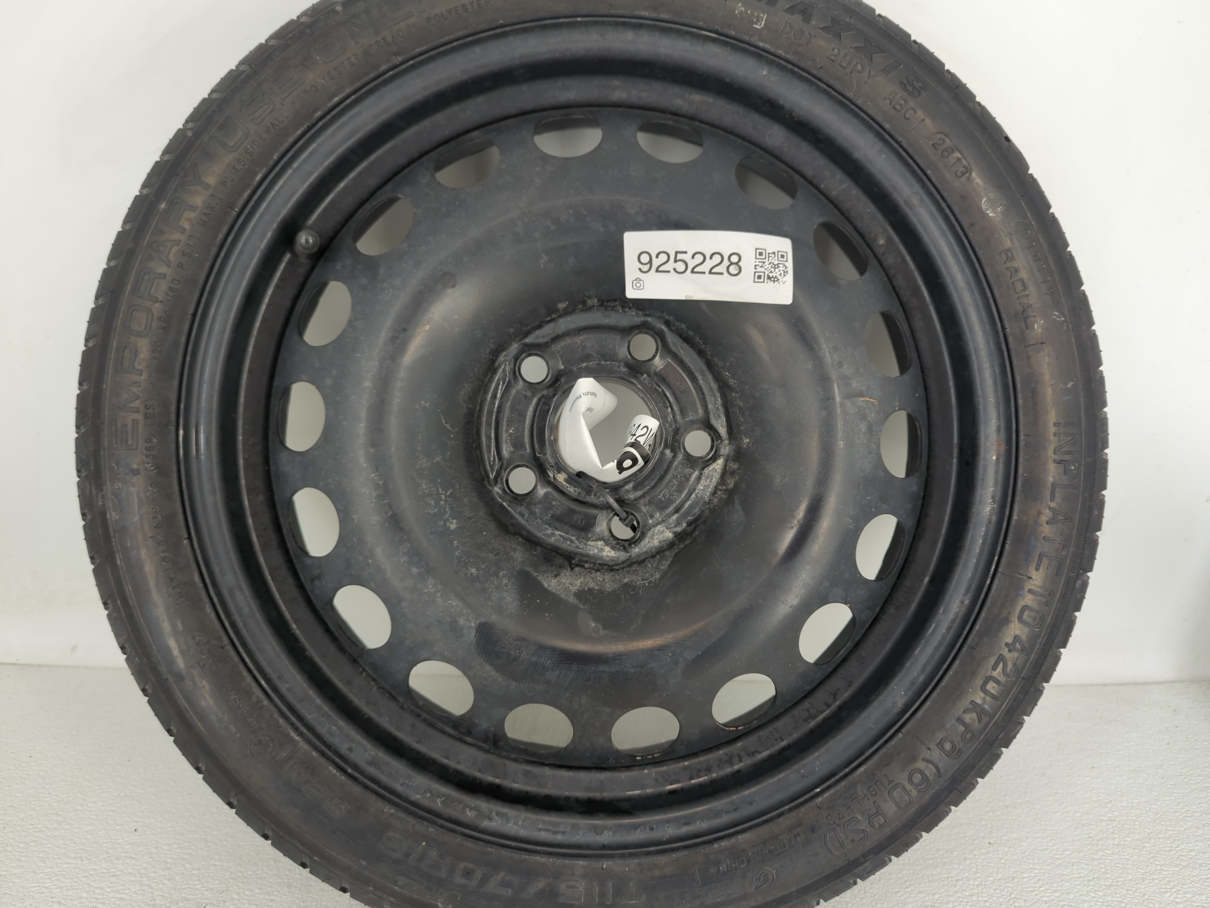 2011-2016 Chevrolet Cruze Spare Donut Tire Wheel Rim Oem 925228 - Oemusedautoparts1.com