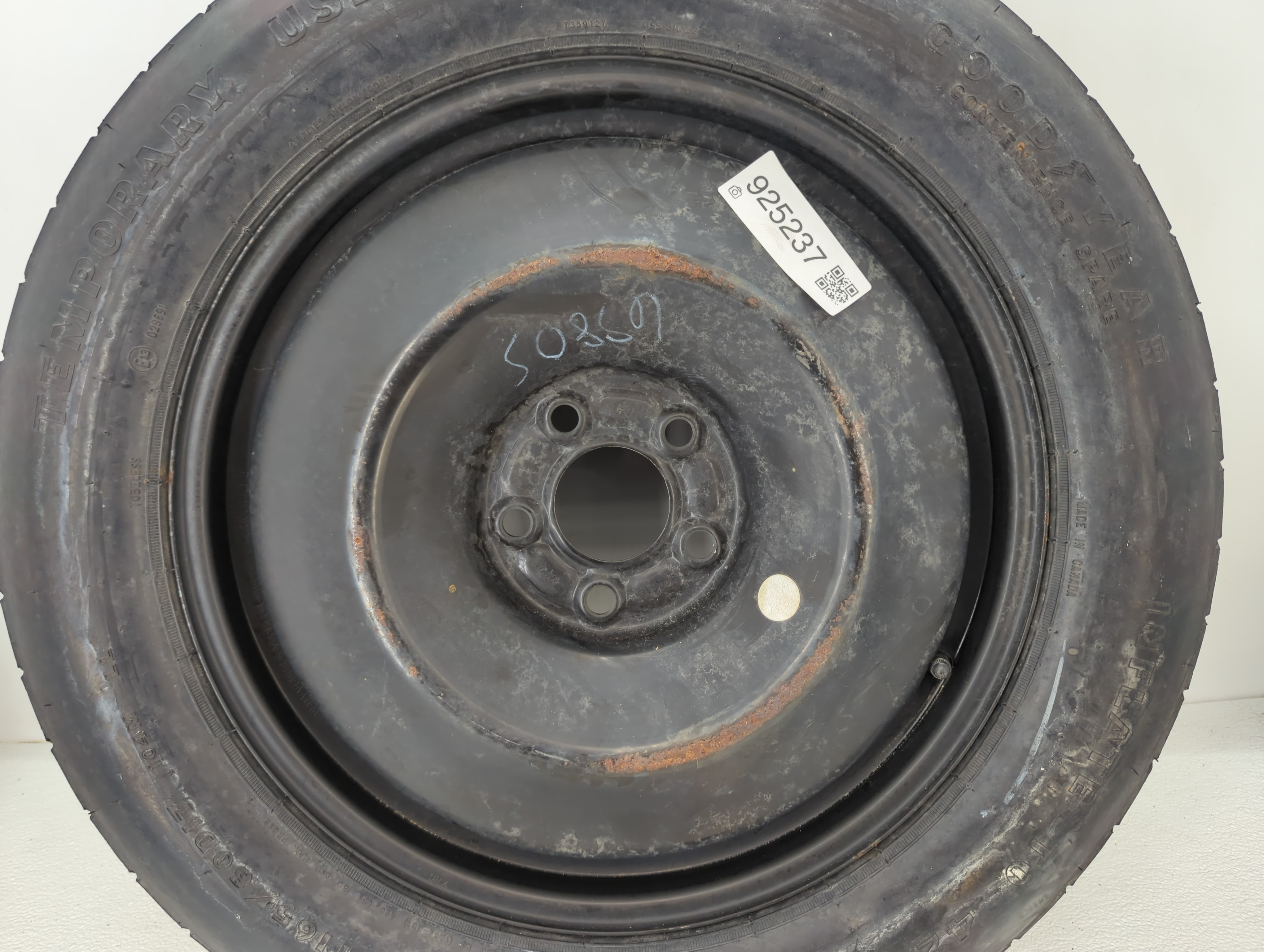 2014-2022 Jeep Cherokee Spare Donut Tire Wheel Rim Oem 925237 - Oemusedautoparts1.com