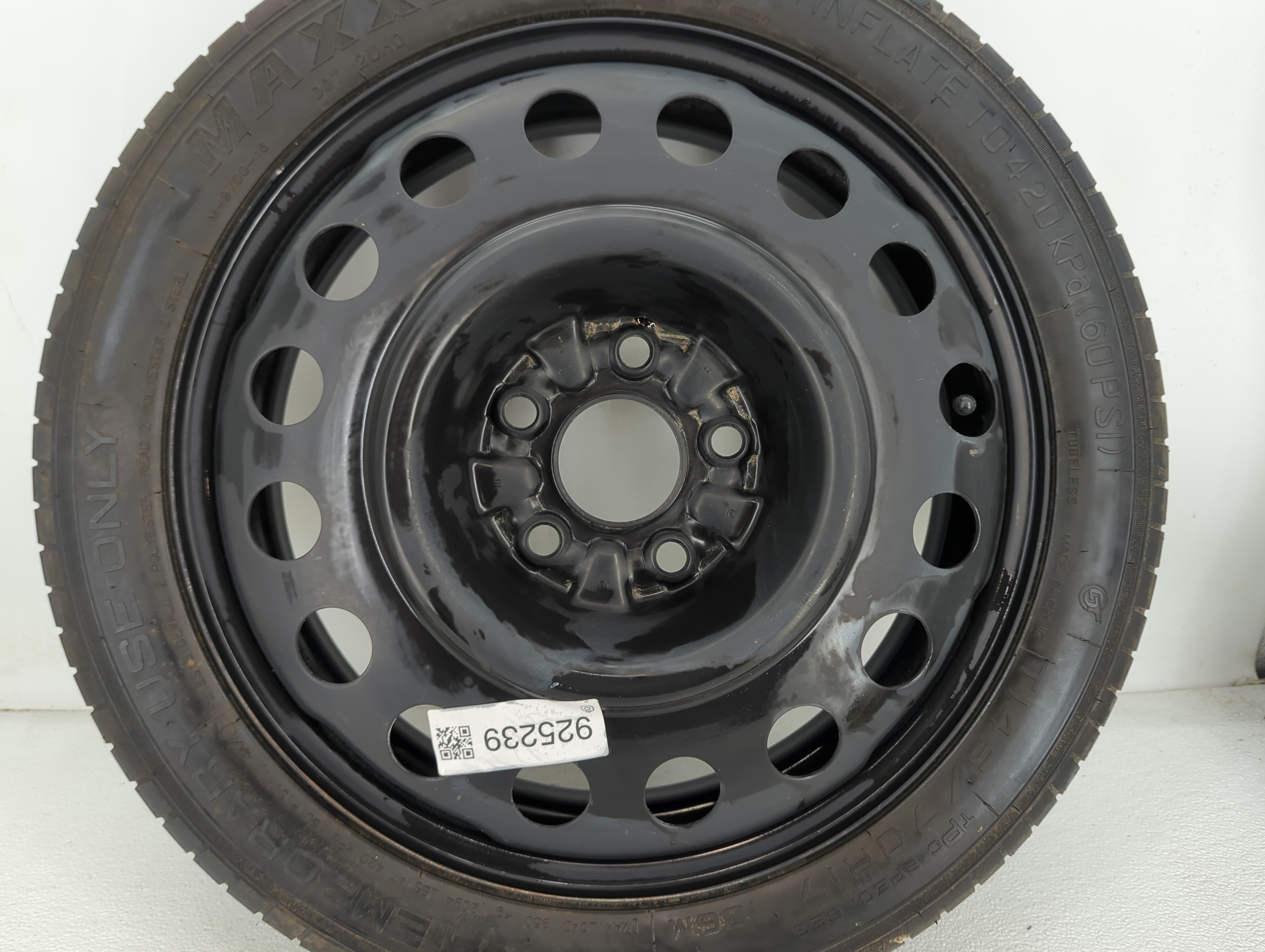 Picture of Dodge Caravan Spare Donut Tire Wheel Rim Oem 925239