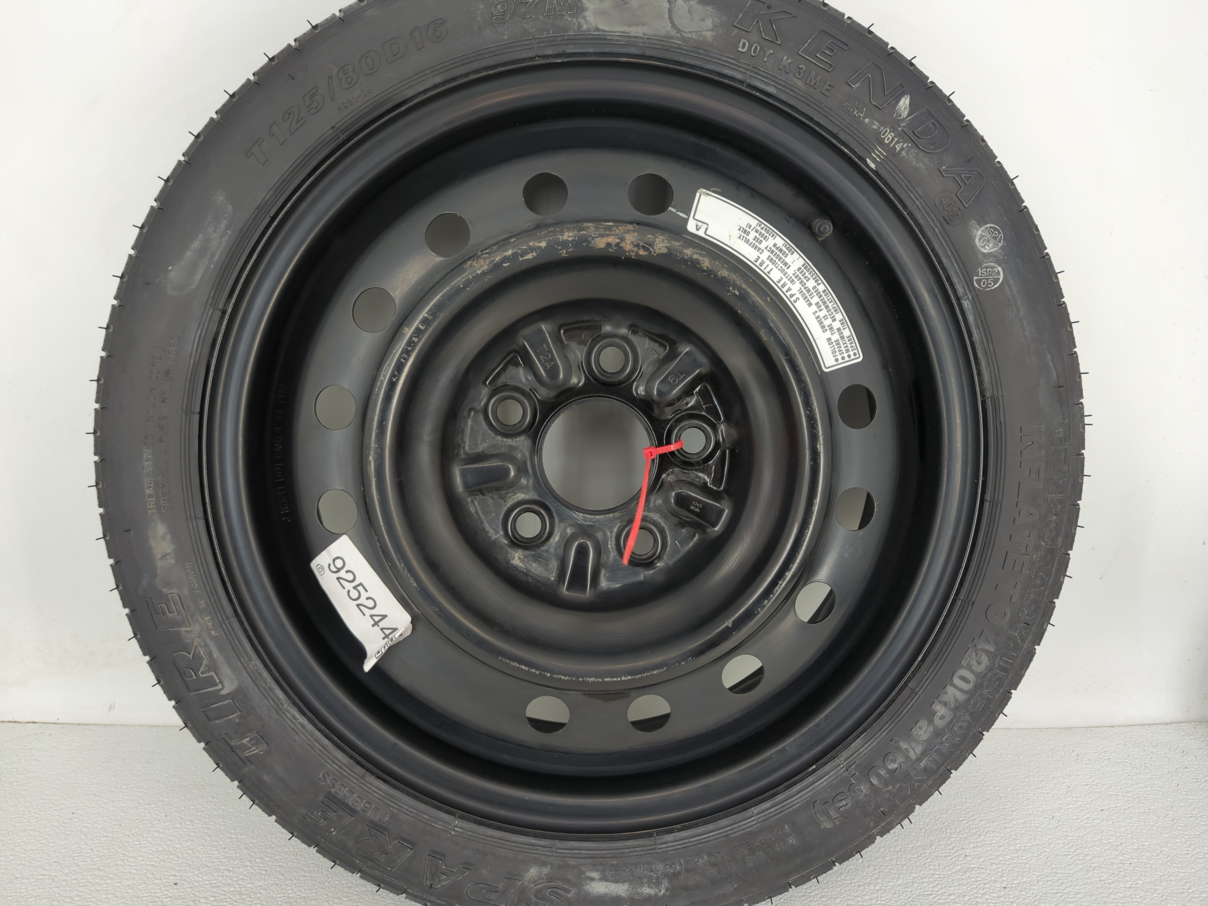Picture of 2010-2013 Kia Soul Spare Donut Tire Wheel Rim Oem 925244