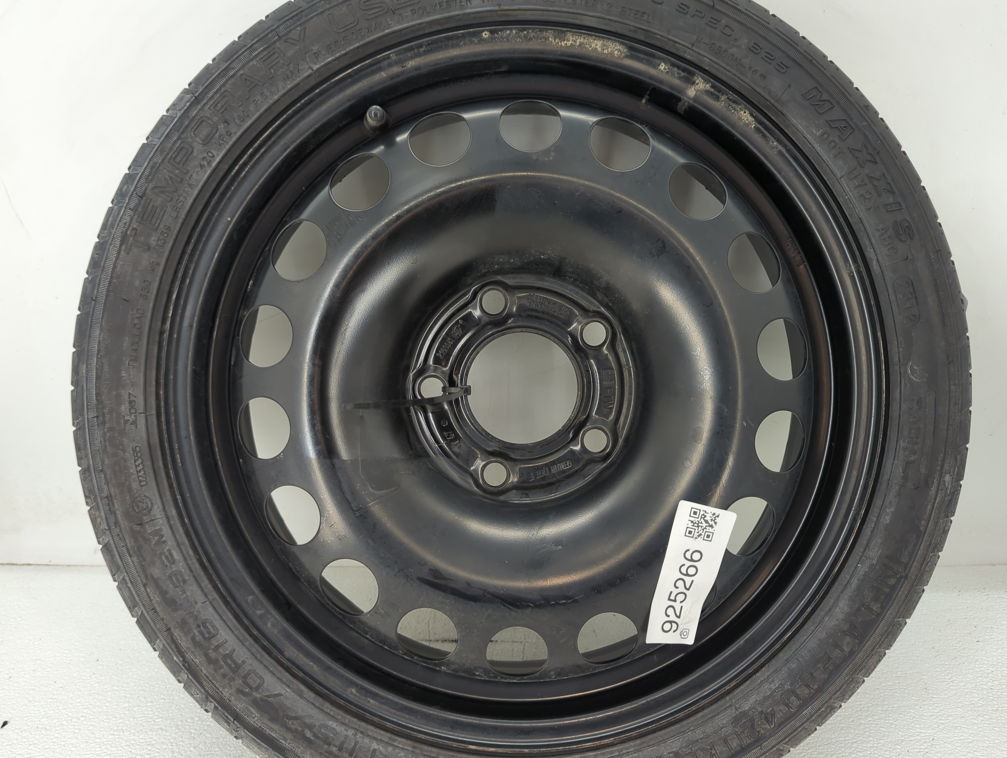 2016-2019 Chevrolet Cruze Spare Donut Tire Wheel Rim Oem 925266 - Oemusedautoparts1.com