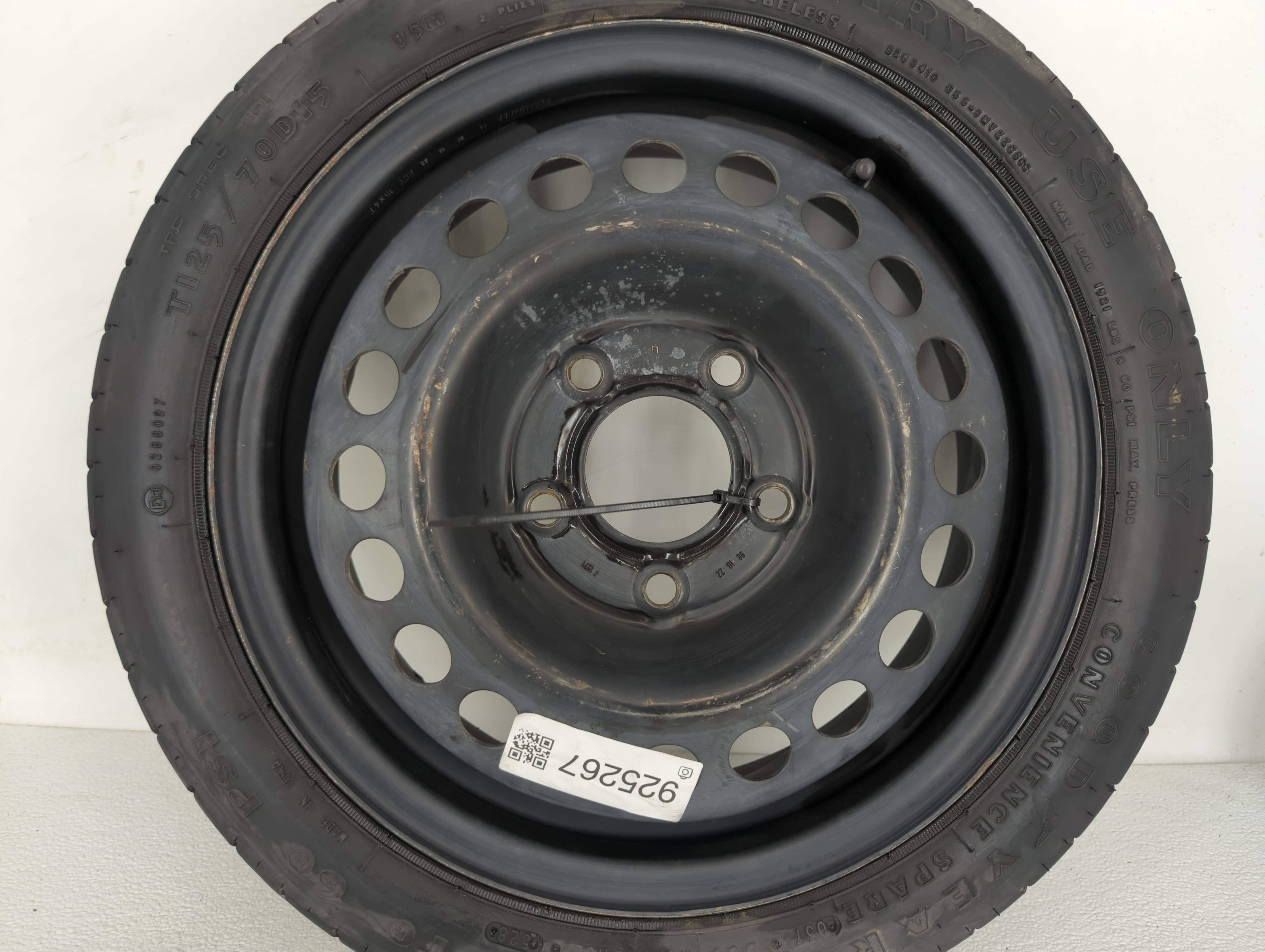 2006-2011 Honda Civic Spare Donut Tire Wheel Rim Oem 925267 - Oemusedautoparts1.com