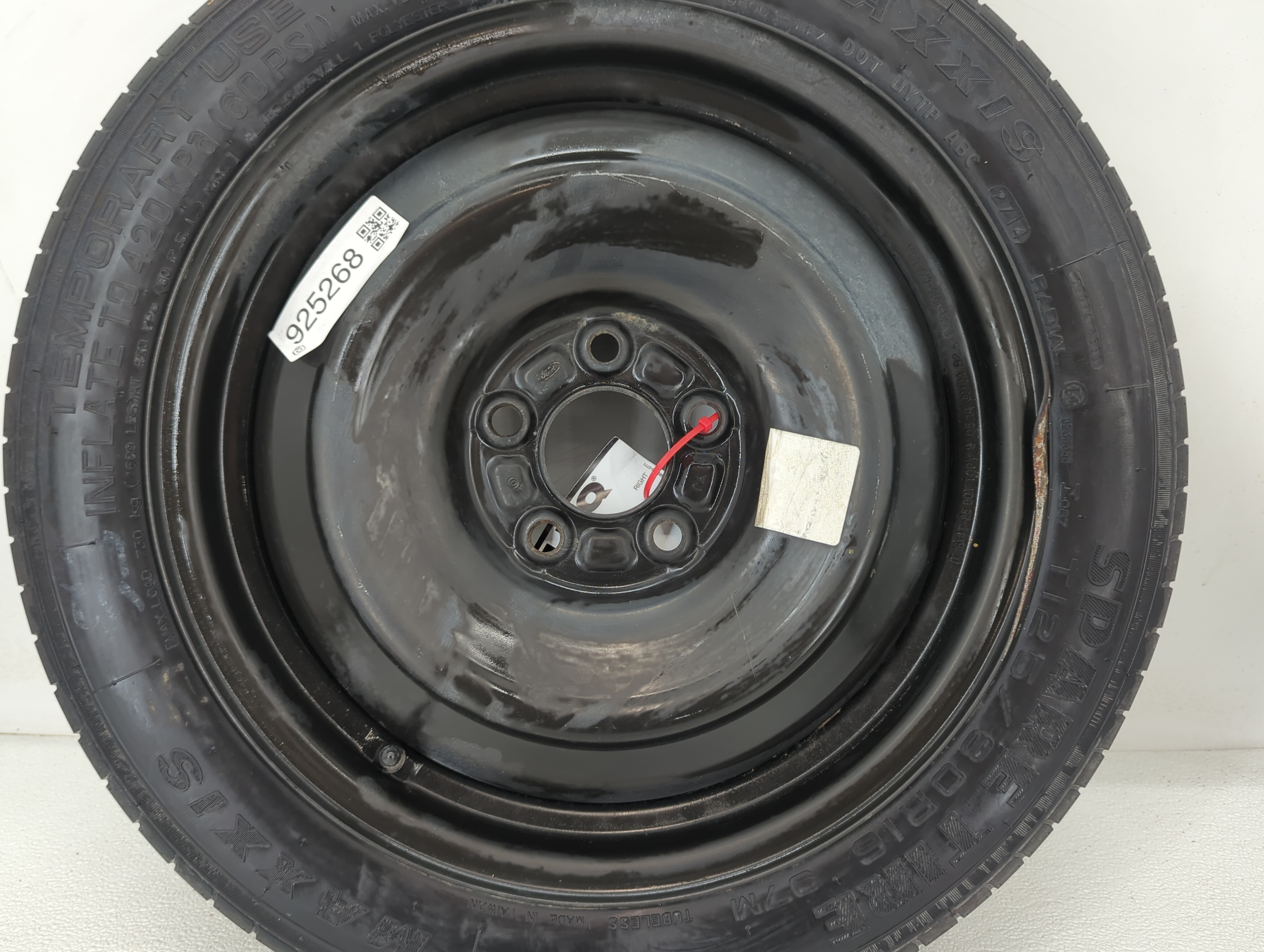 2019-2022 Chevrolet Malibu Spare Donut Tire Wheel Rim Oem 925268 - Oemusedautoparts1.com