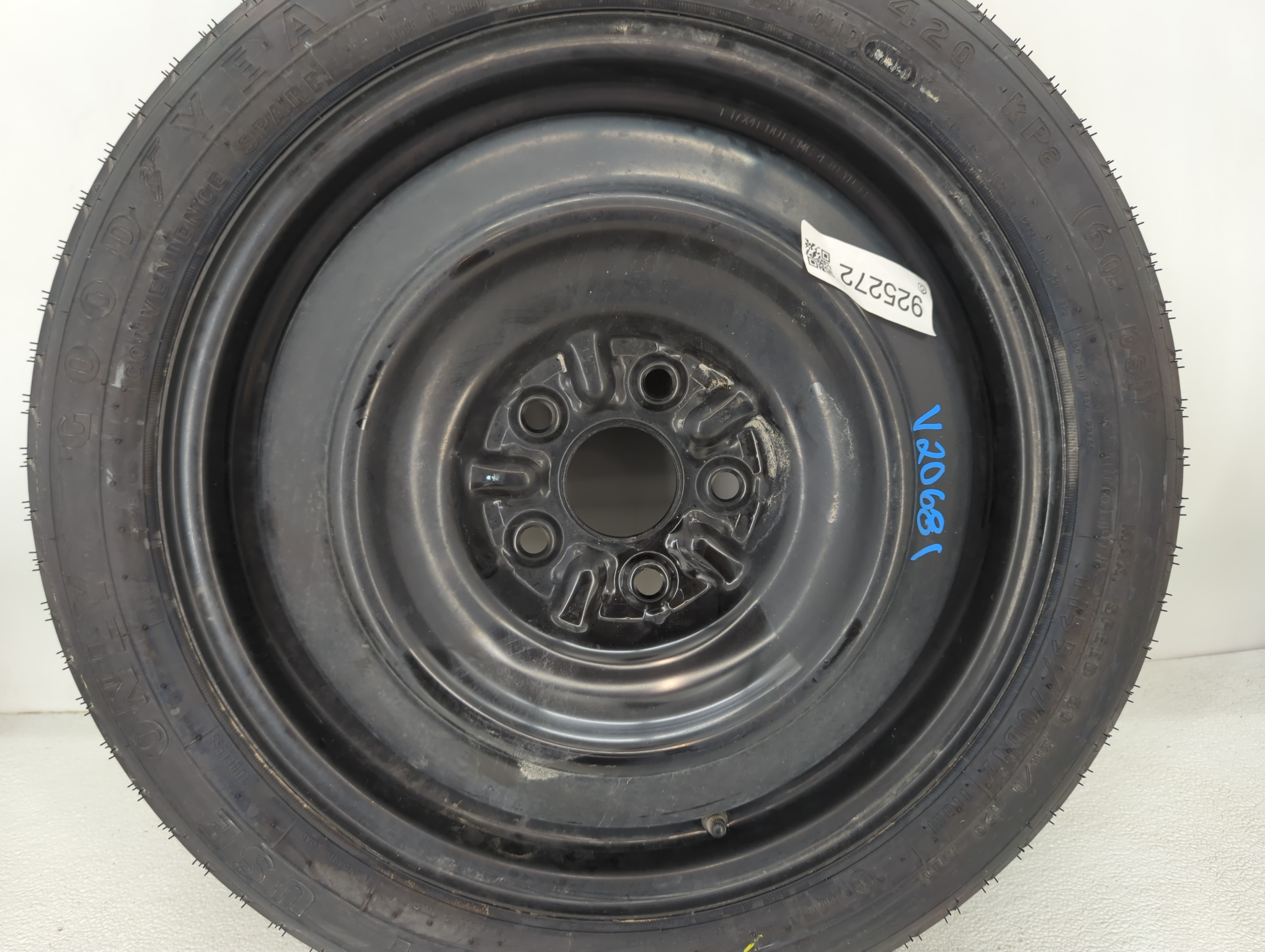 2007-2017 Toyota Camry Spare Donut Tire Wheel Rim Oem 925272 - Oemusedautoparts1.com