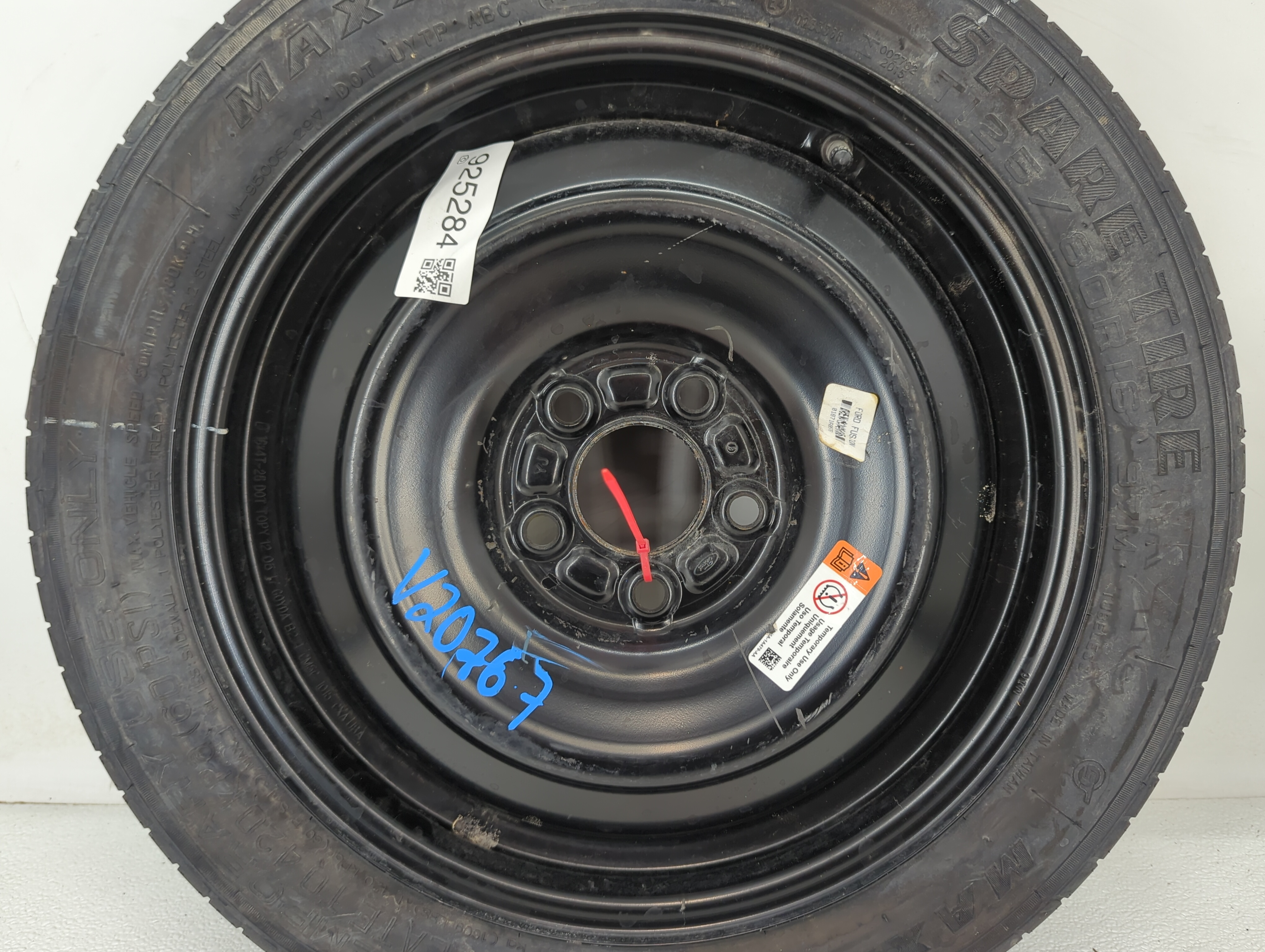 2019-2022 Chevrolet Malibu Spare Donut Tire Wheel Rim Oem 925284 - Oemusedautoparts1.com