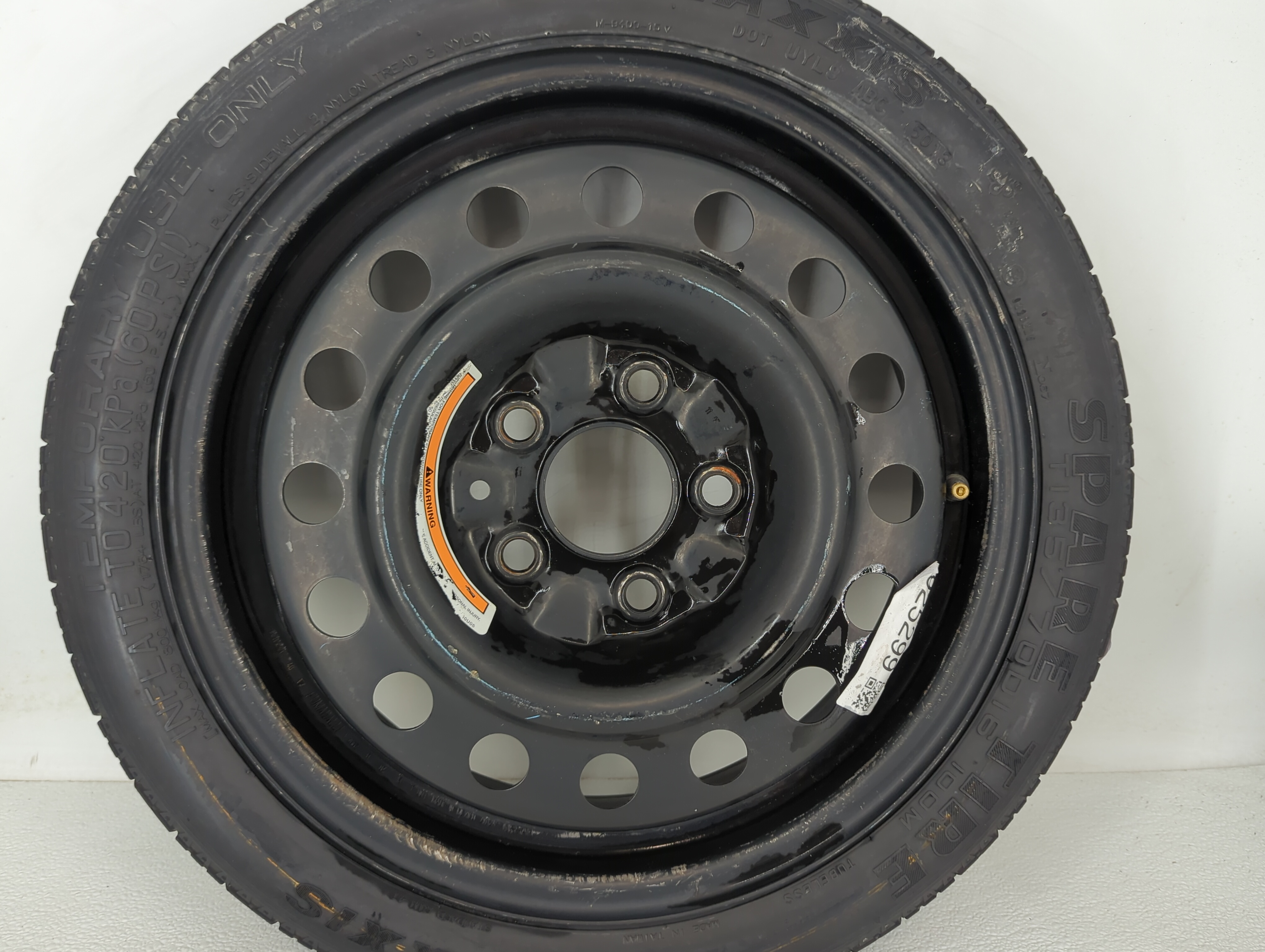 2019-2022 Mazda 3 Spare Donut Tire Wheel Rim Oem 925299 - Oemusedautoparts1.com