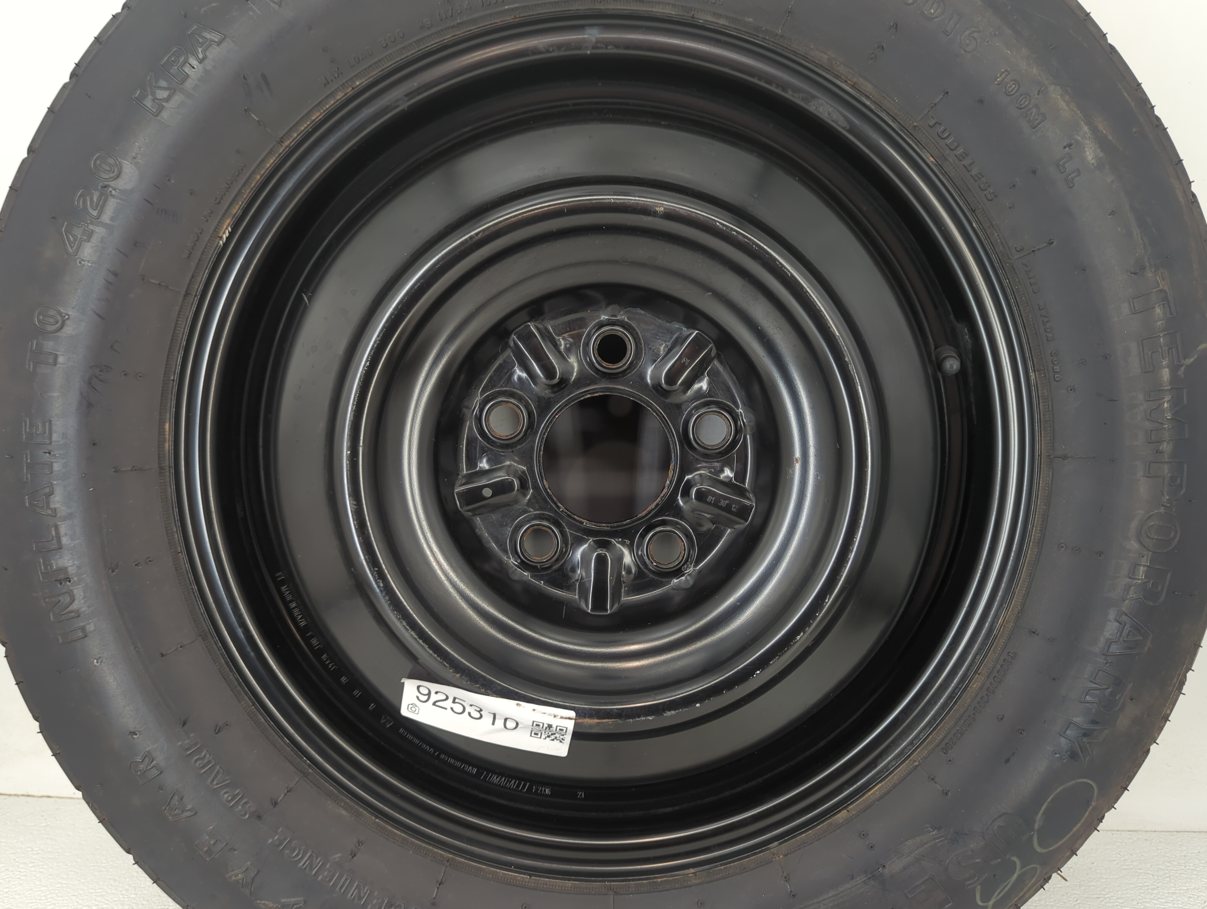 2007-2017 Jeep Patriot Spare Donut Tire Wheel Rim Oem 925310 - Oemusedautoparts1.com