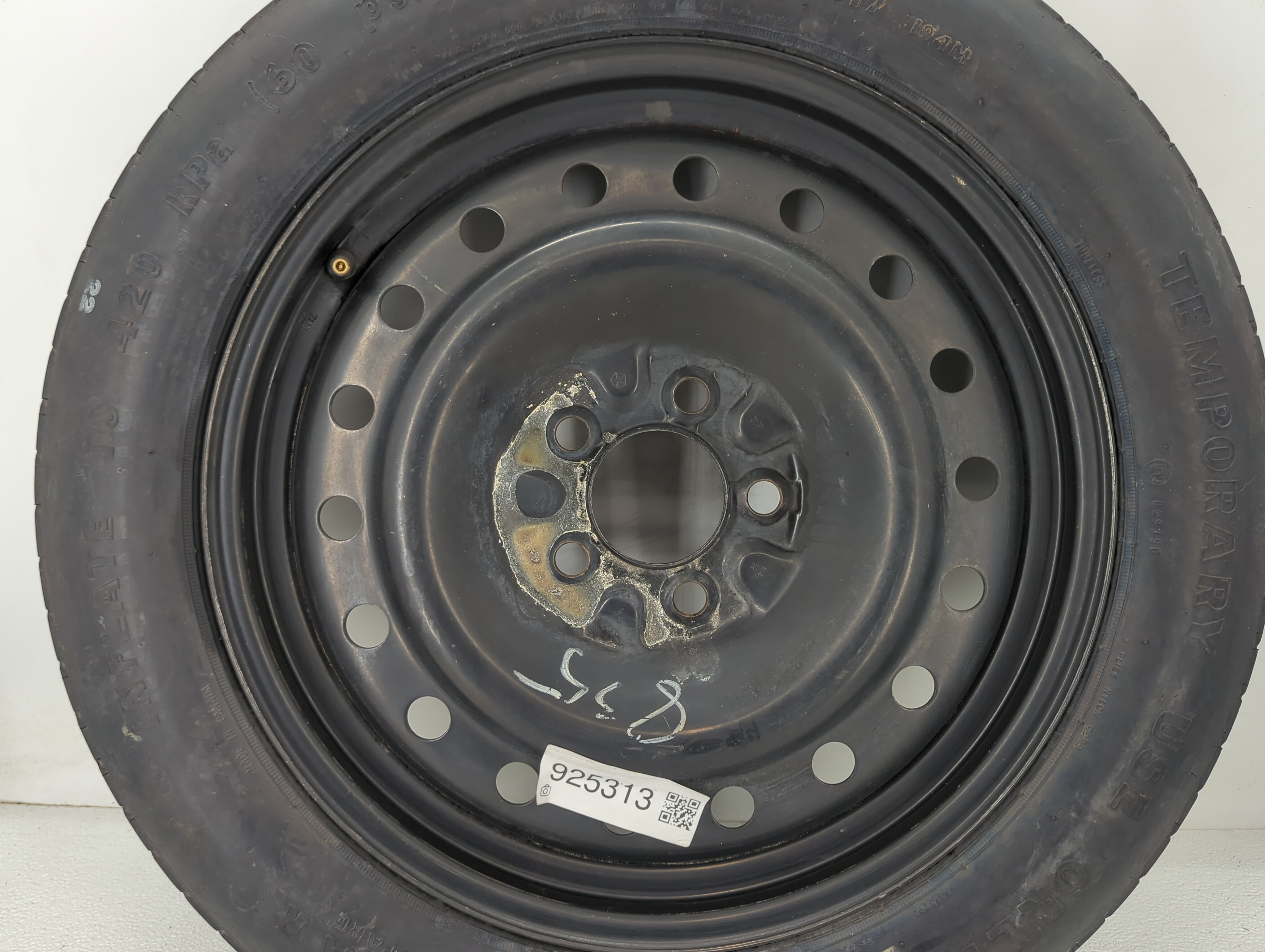 2006-2022 Dodge Charger Spare Donut Tire Wheel Rim Oem 925313 - Oemusedautoparts1.com