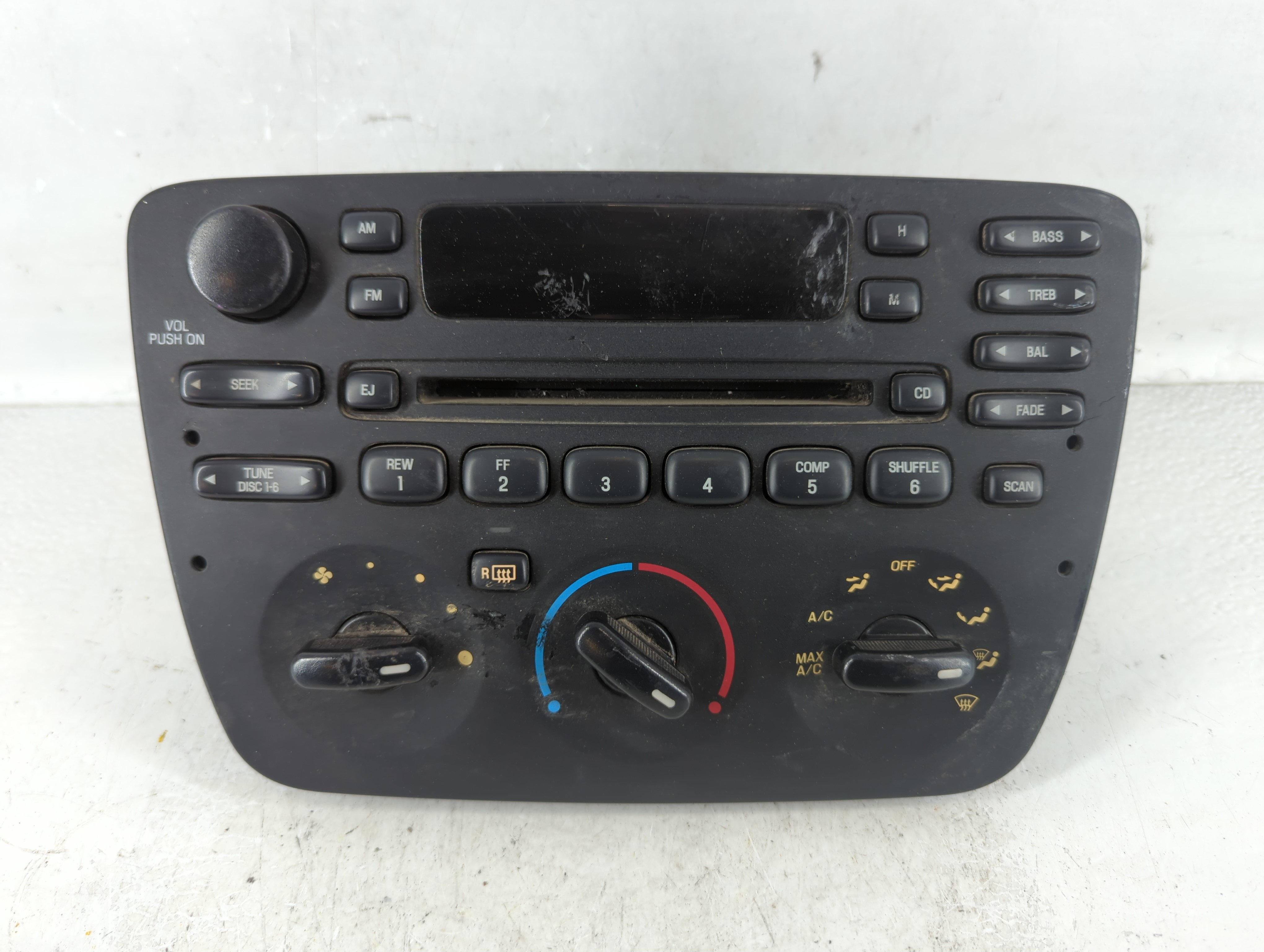 2001-2003 Ford Taurus Am Fm Cd Player Radio Receiver 925363 - Oemusedautoparts1.com