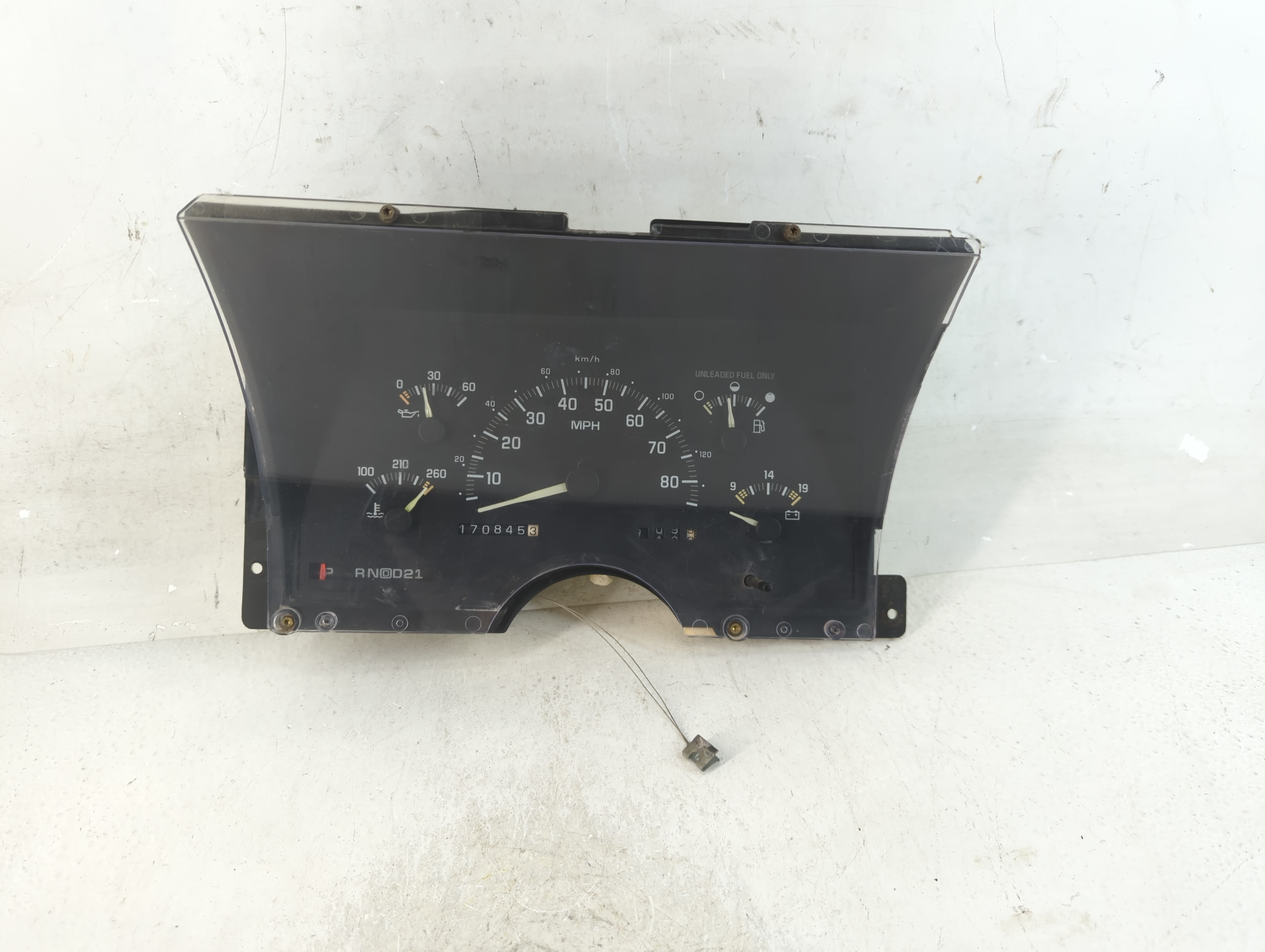 Picture of 1992 Chevrolet C1500 Speedometer Instrument Cluster Gauges 16140288 925438