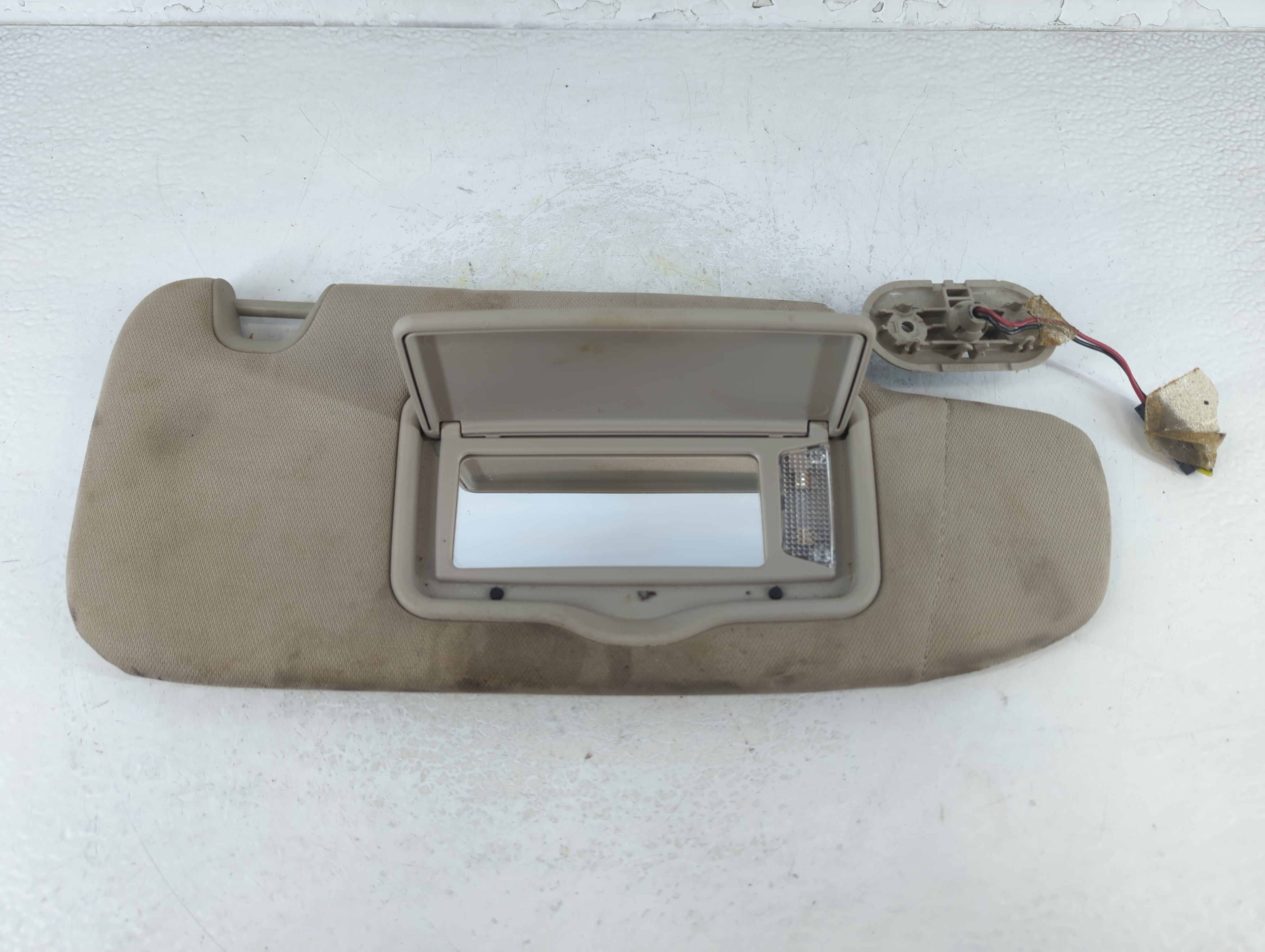 2007-2009 Lincoln Mkz Passenger Sun Visor Mirror Right Sunvisor Beige 925524 - Oemusedautoparts1.com
