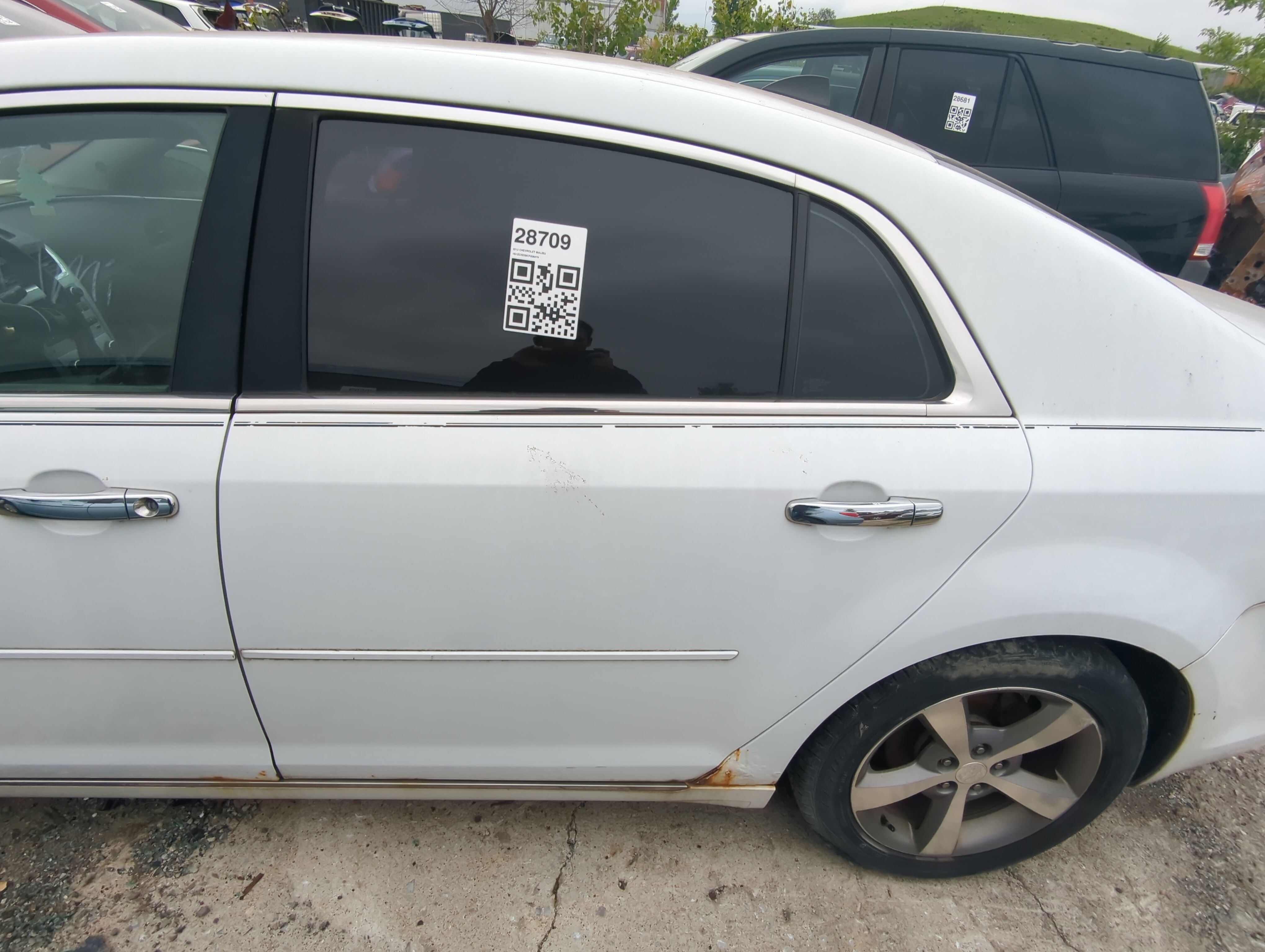 2008-2012 Chevrolet Malibu Driver Rear Door Oem 925794 - Oemusedautoparts1.com