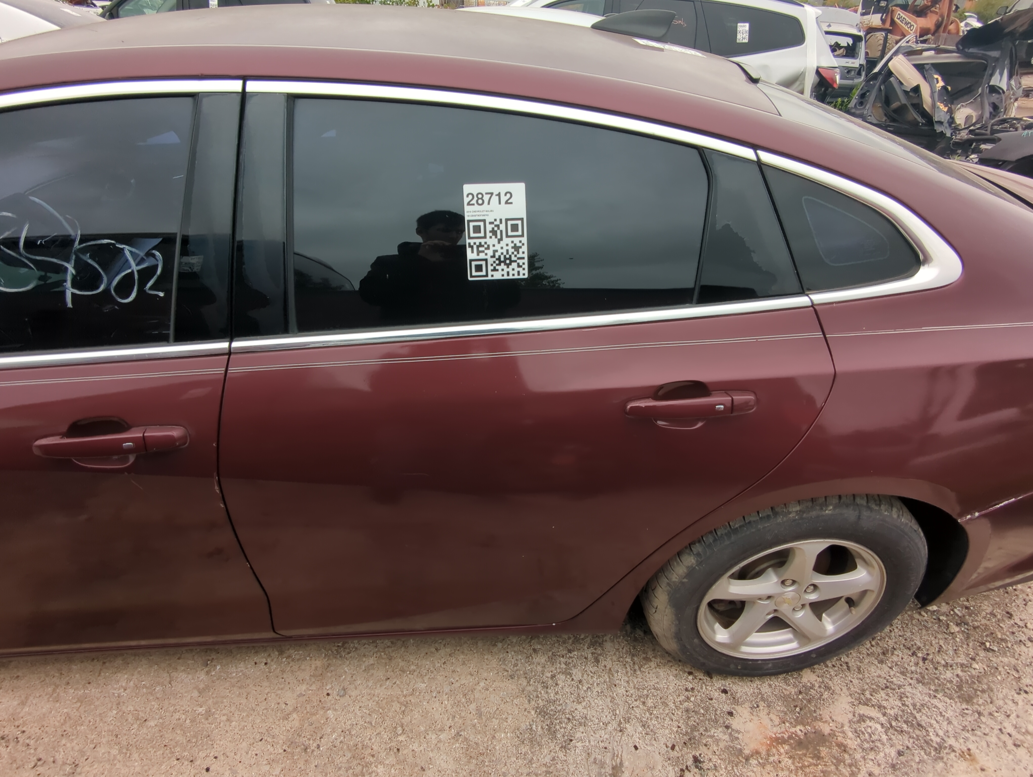 2016-2021 Chevrolet Malibu Driver Rear Door Oem 926670 - Oemusedautoparts1.com